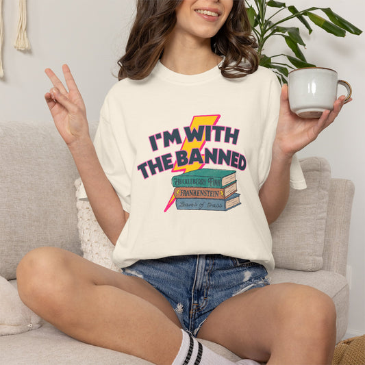 I’m With The Banned Shirt | Retro Banned Books Tee