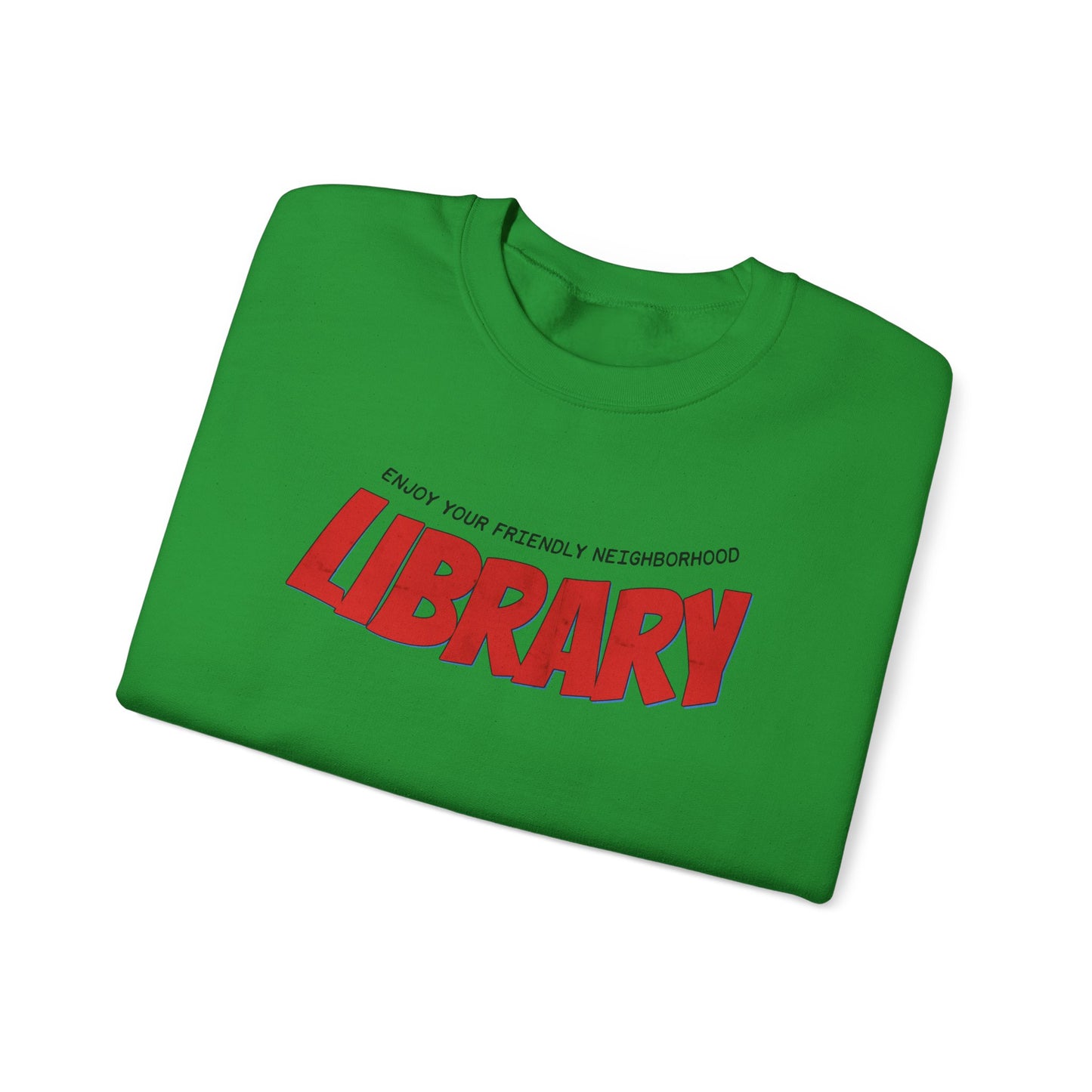 Friendly Neighborhood Library Sweatshirt | Retro Library Crewneck