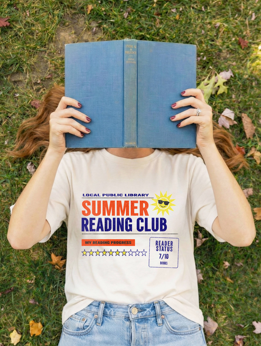 Summer Reading Club Shirt | Retro Library Tee | Vintage Reader Status T-Shirt