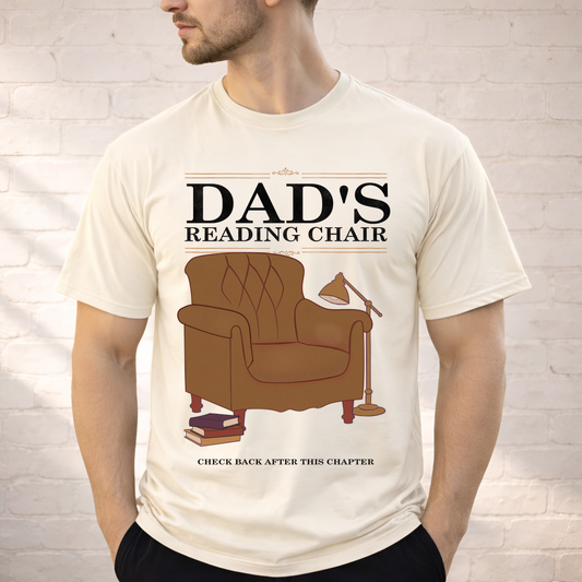 Dad’s Reading Chair Shirt | Book Lover Father’s Day Tee