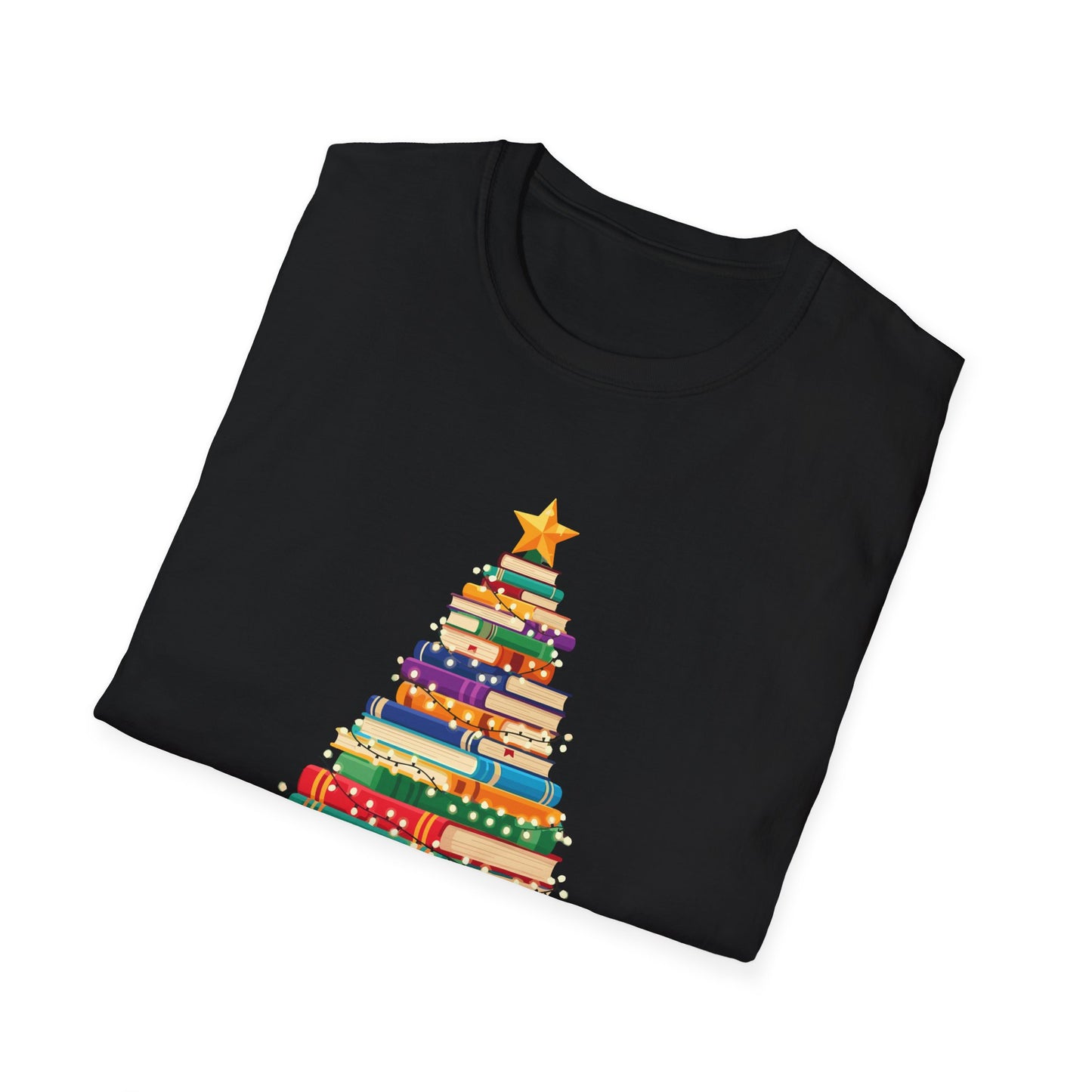 Curled Up With Christmas Lights and Winter Reads All Night T-Shirt