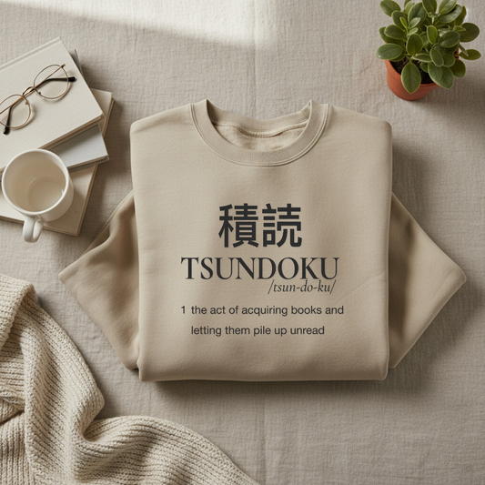 Tsundoku Dictionary Definition Sweatshirt