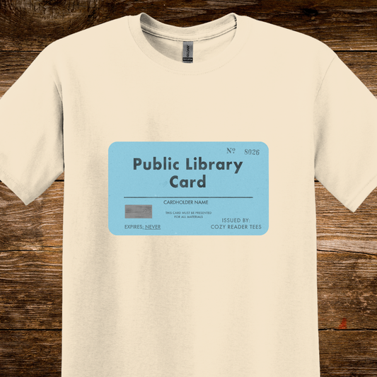 Public Library Card Retro T-Shirt