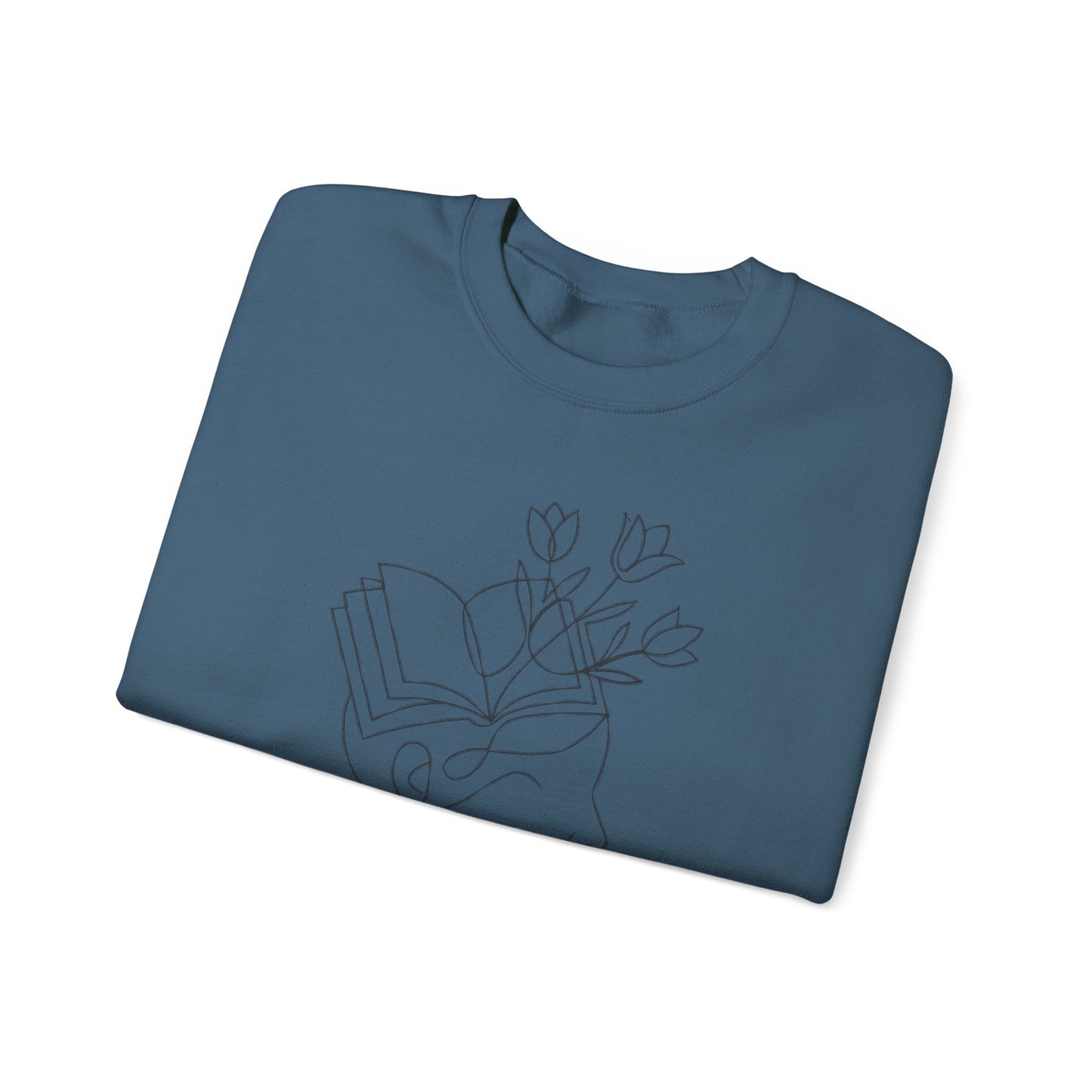 Mind in Bloom Sweatshirt | Literary Floral Reader Crewneck