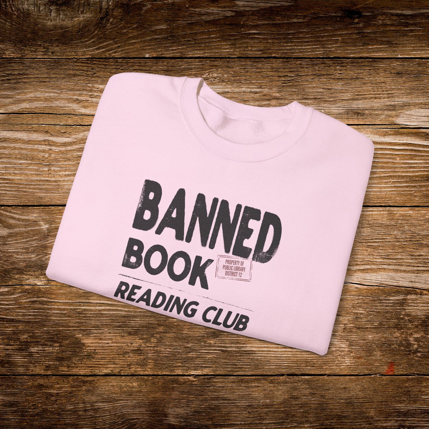 Banned Books Reading Club Sweatshirt | Retro Library Crewneck