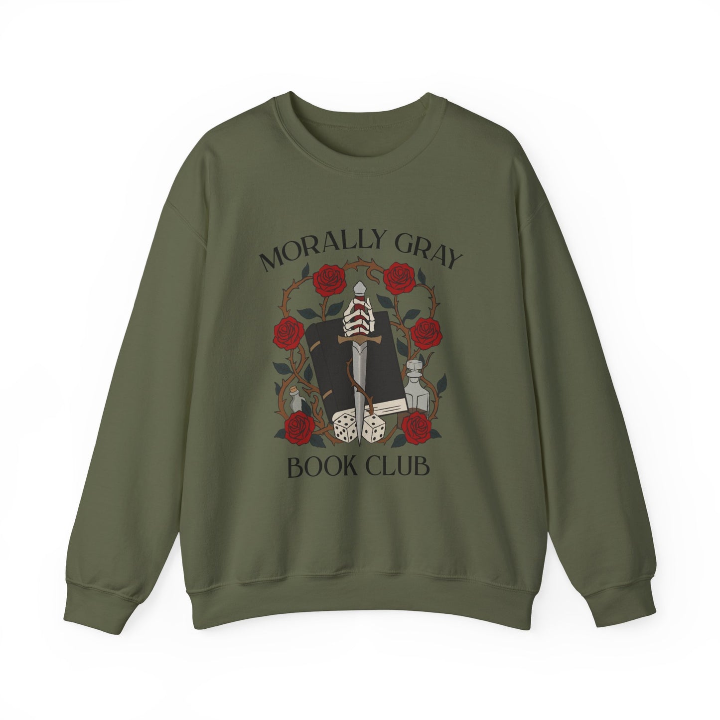 Morally Gray Book Club Sweatshirt | Dark Romance Reader | Fantasy Bookish Apparel
