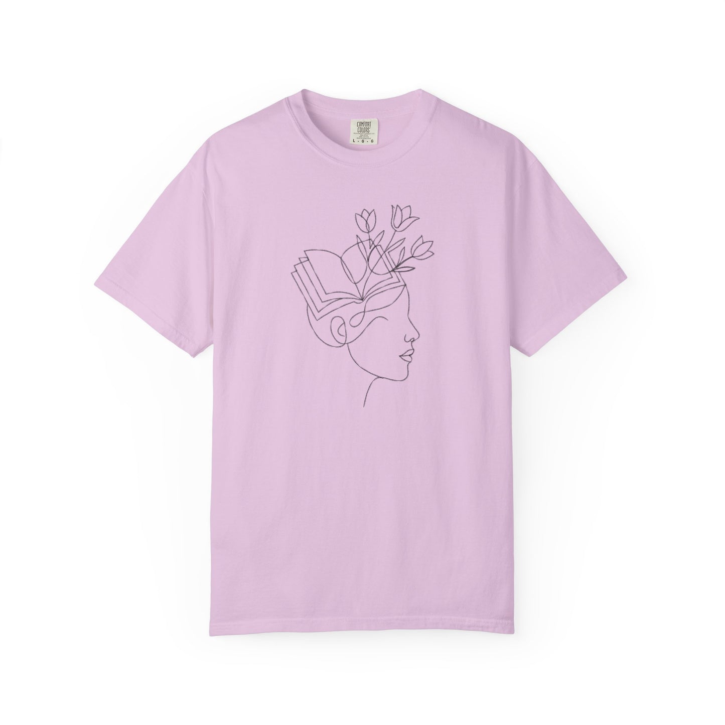 Mind in Bloom Shirt | Literary Floral Art Tee | Book Lover Reader Gift