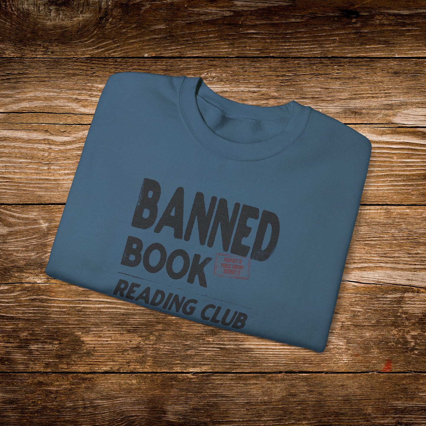 Banned Books Reading Club Sweatshirt | Retro Library Crewneck