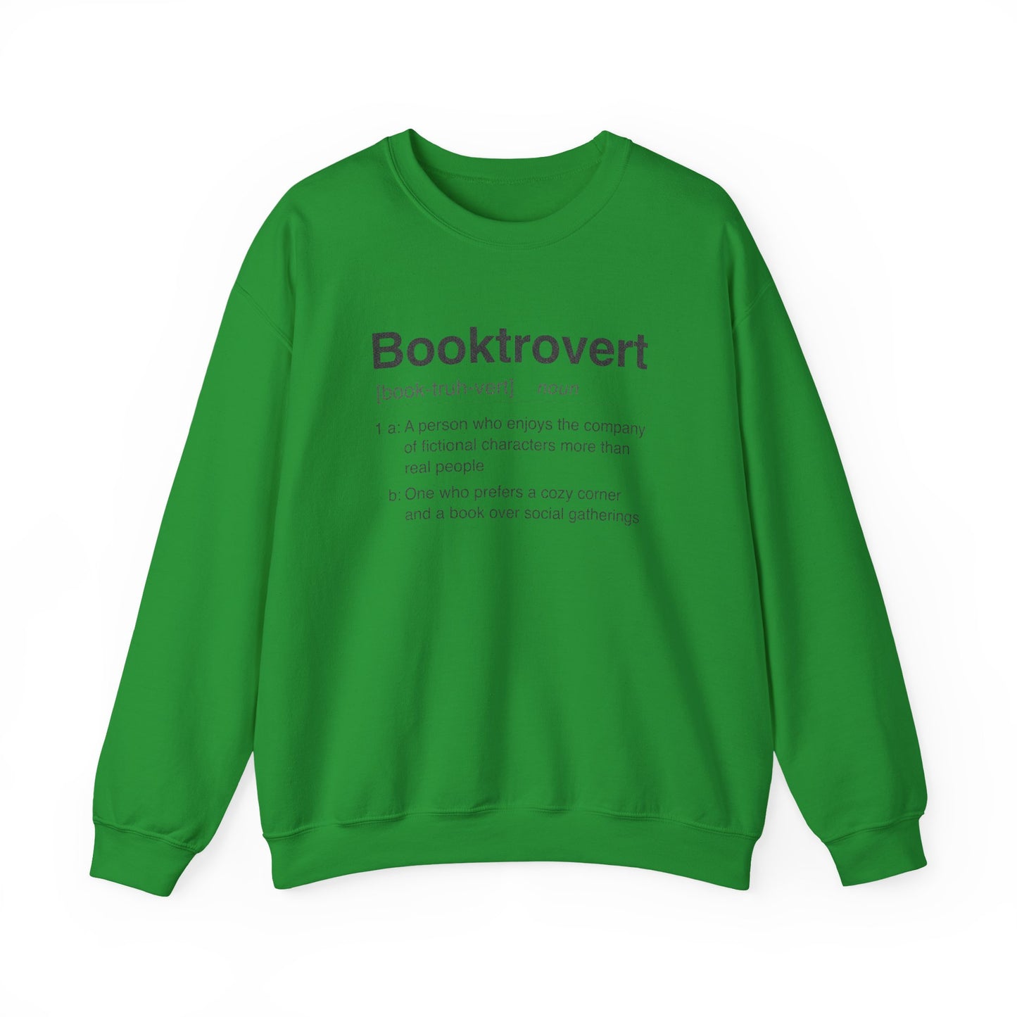 Booktrovert Sweatshirt | Dictionary Definition Reader Crewneck