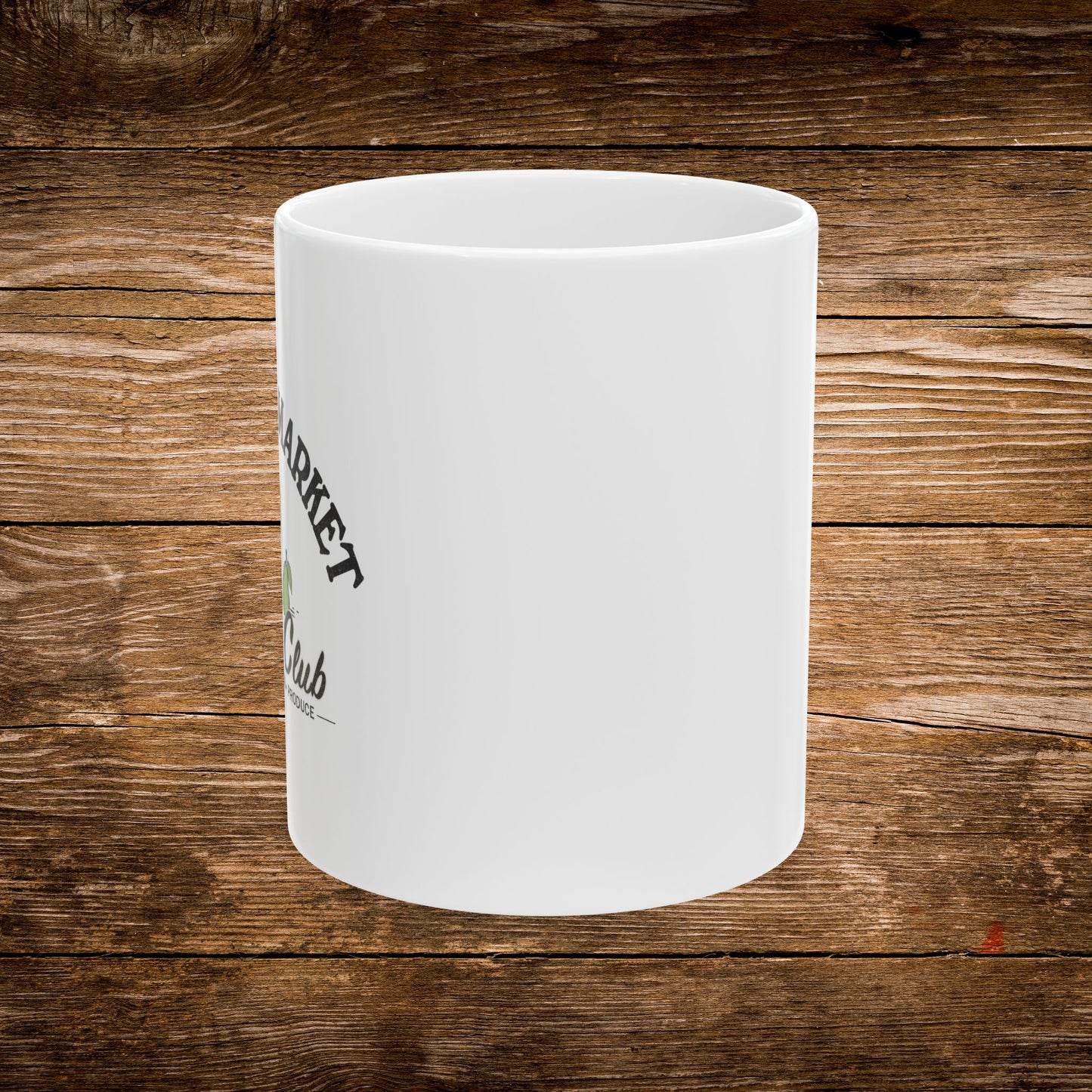 Farmers Market Social Club Mug | Coffee Flowers Produce Mug