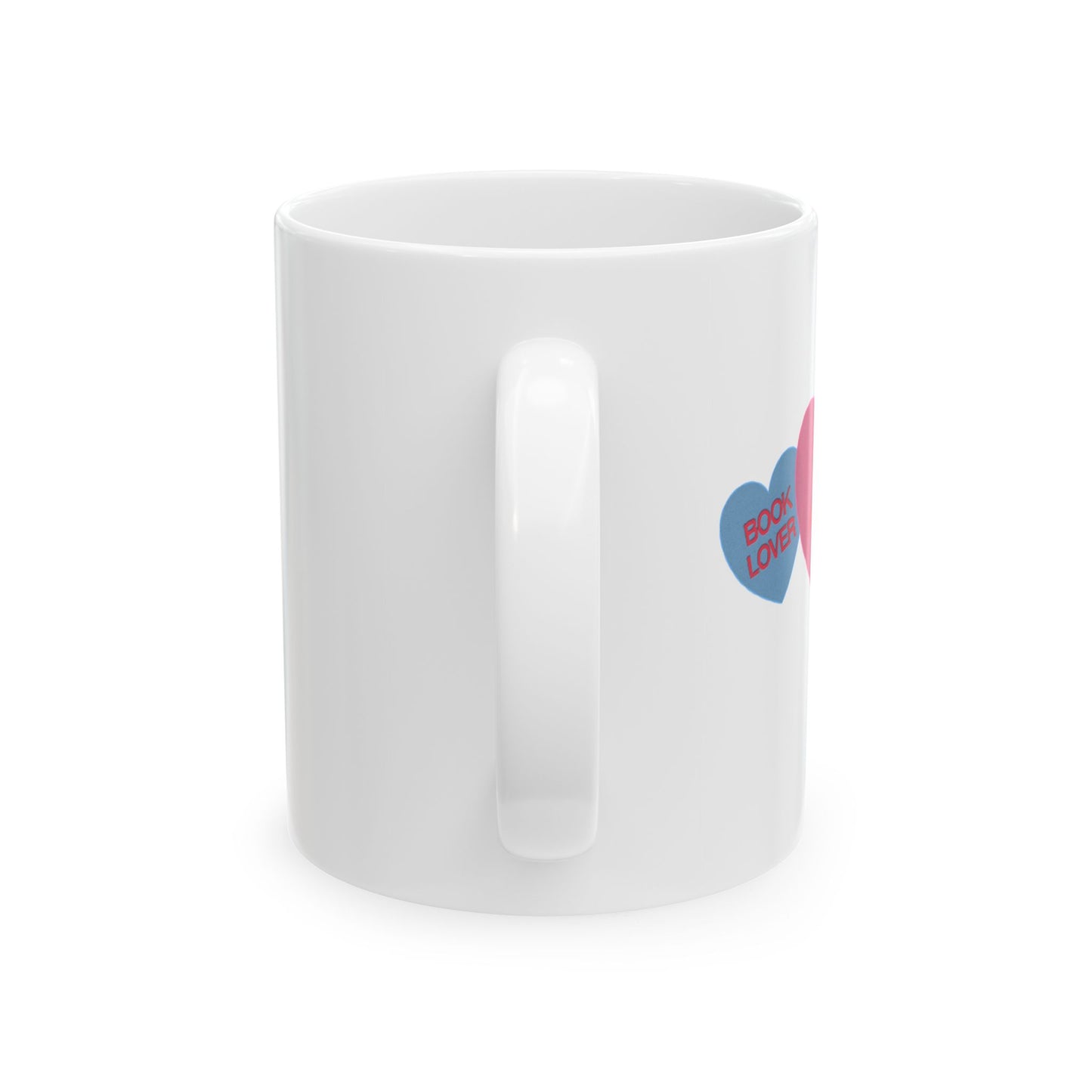 Bookish Candy Hearts Mug | Funny Reader Coffee Mug