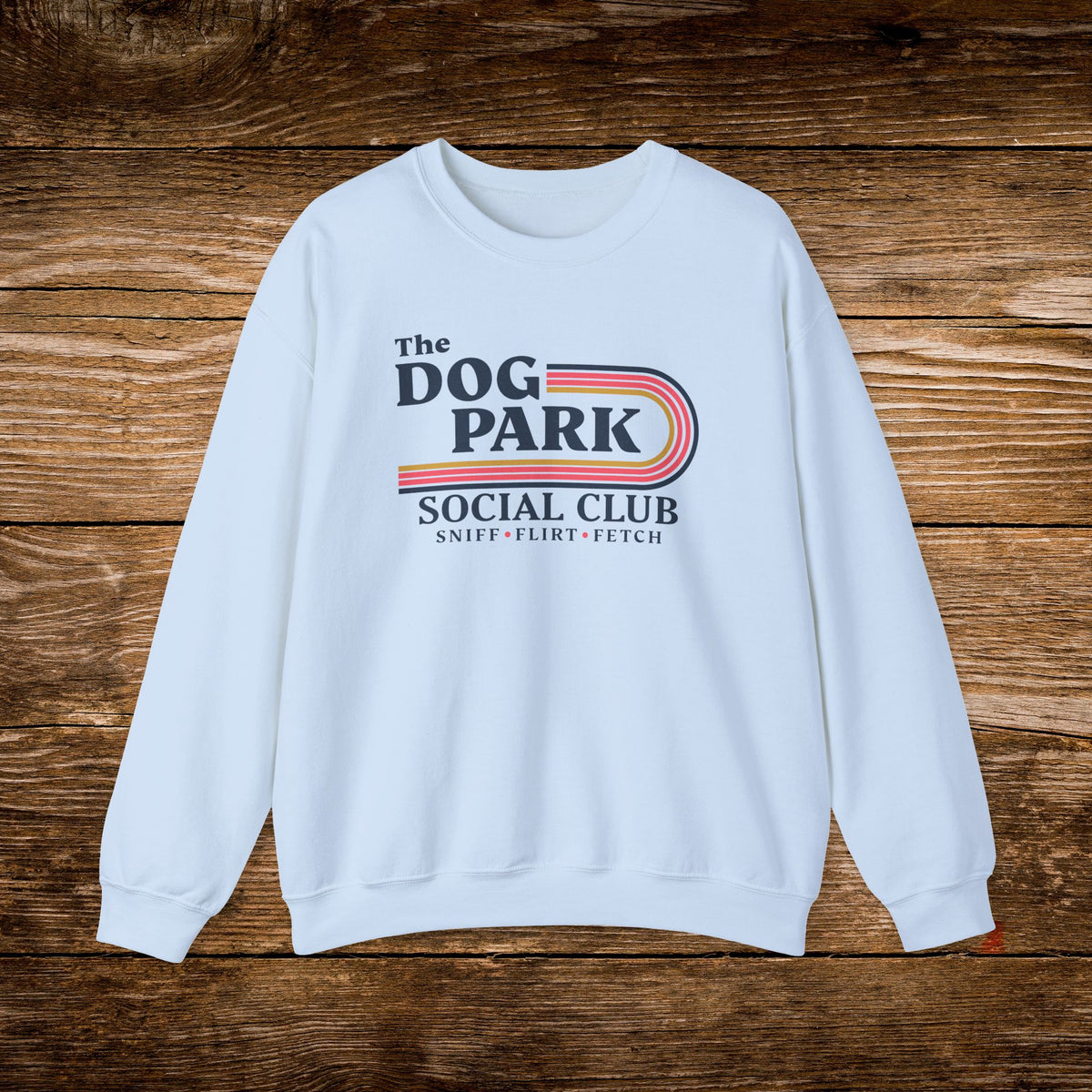 The Dog Park Social Club Sweatshirt | Retro Dog Lover Crewneck
