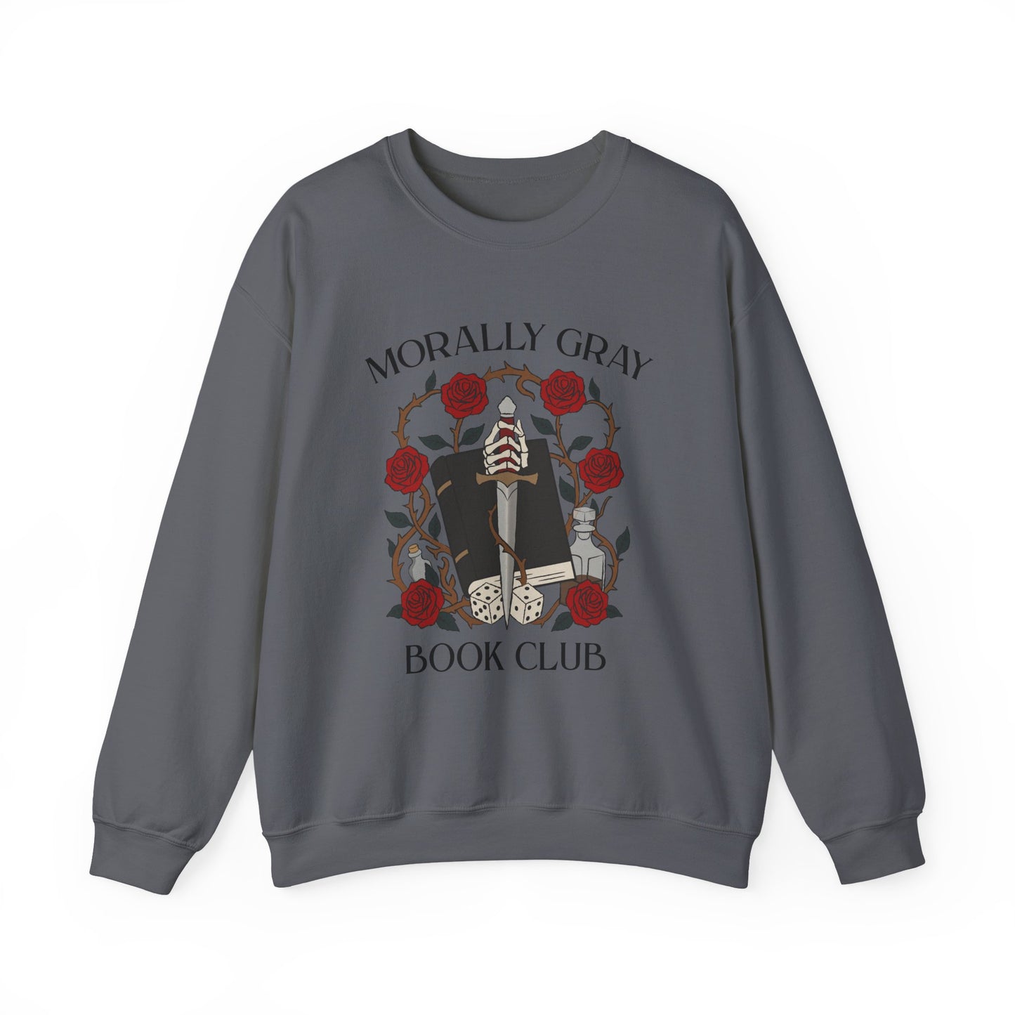 Morally Gray Book Club Sweatshirt | Dark Romance Reader | Fantasy Bookish Apparel