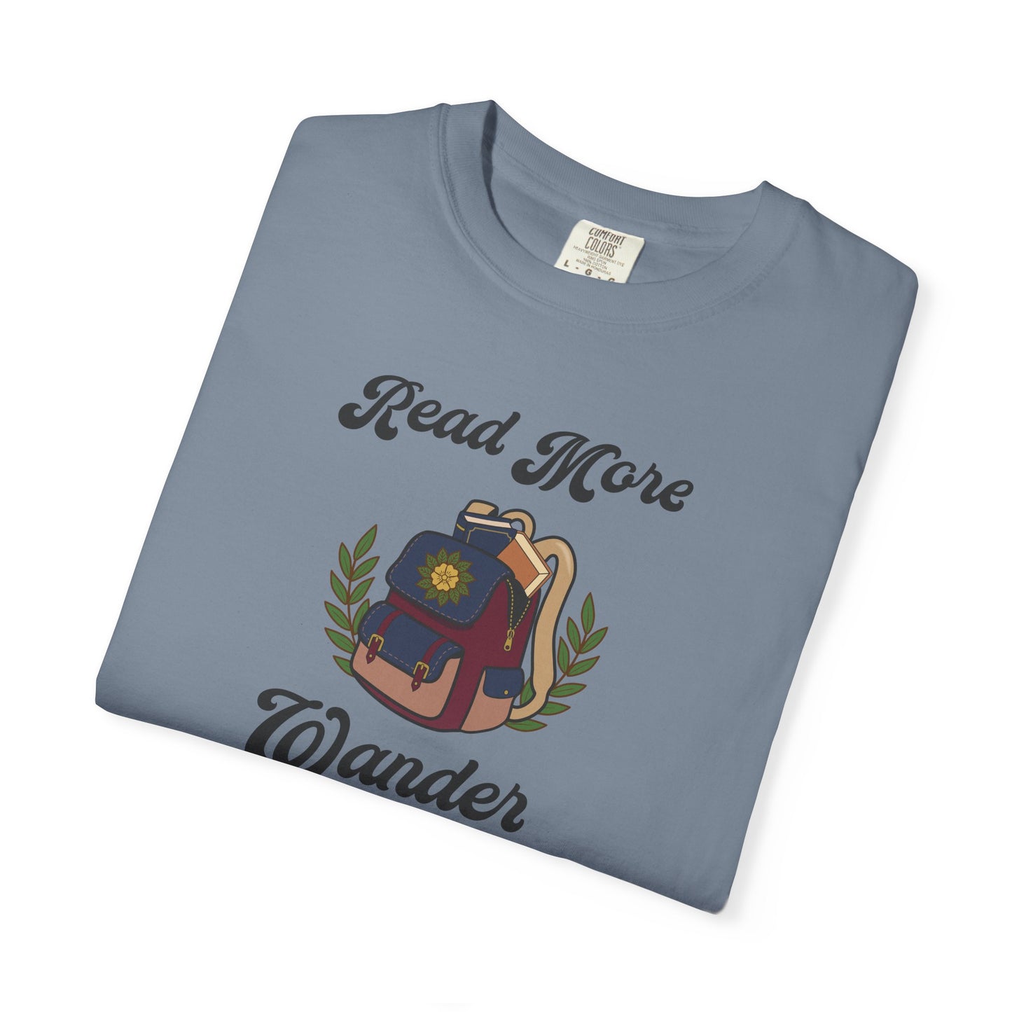 Read More Wander Further Shirt | Retro Reader Adventure Tee