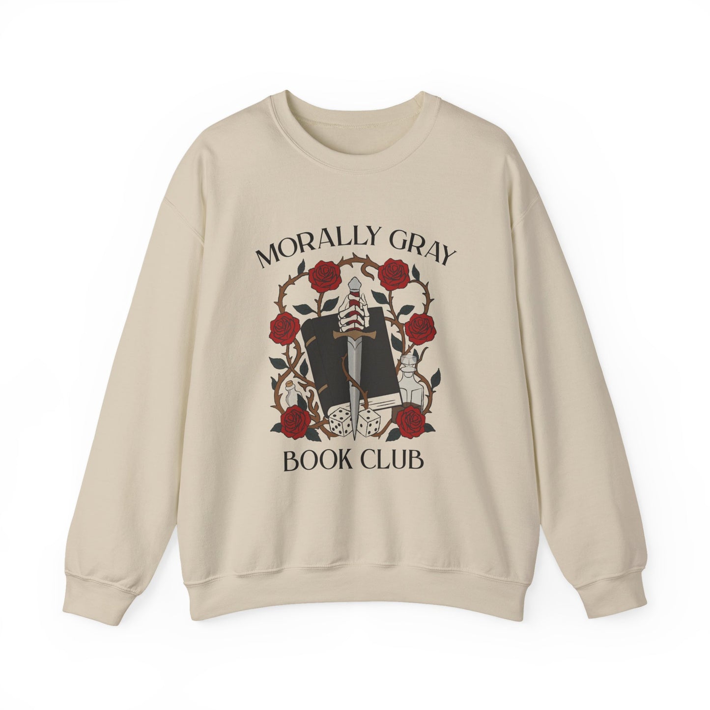 Morally Gray Book Club Sweatshirt | Dark Romance Reader | Fantasy Bookish Apparel