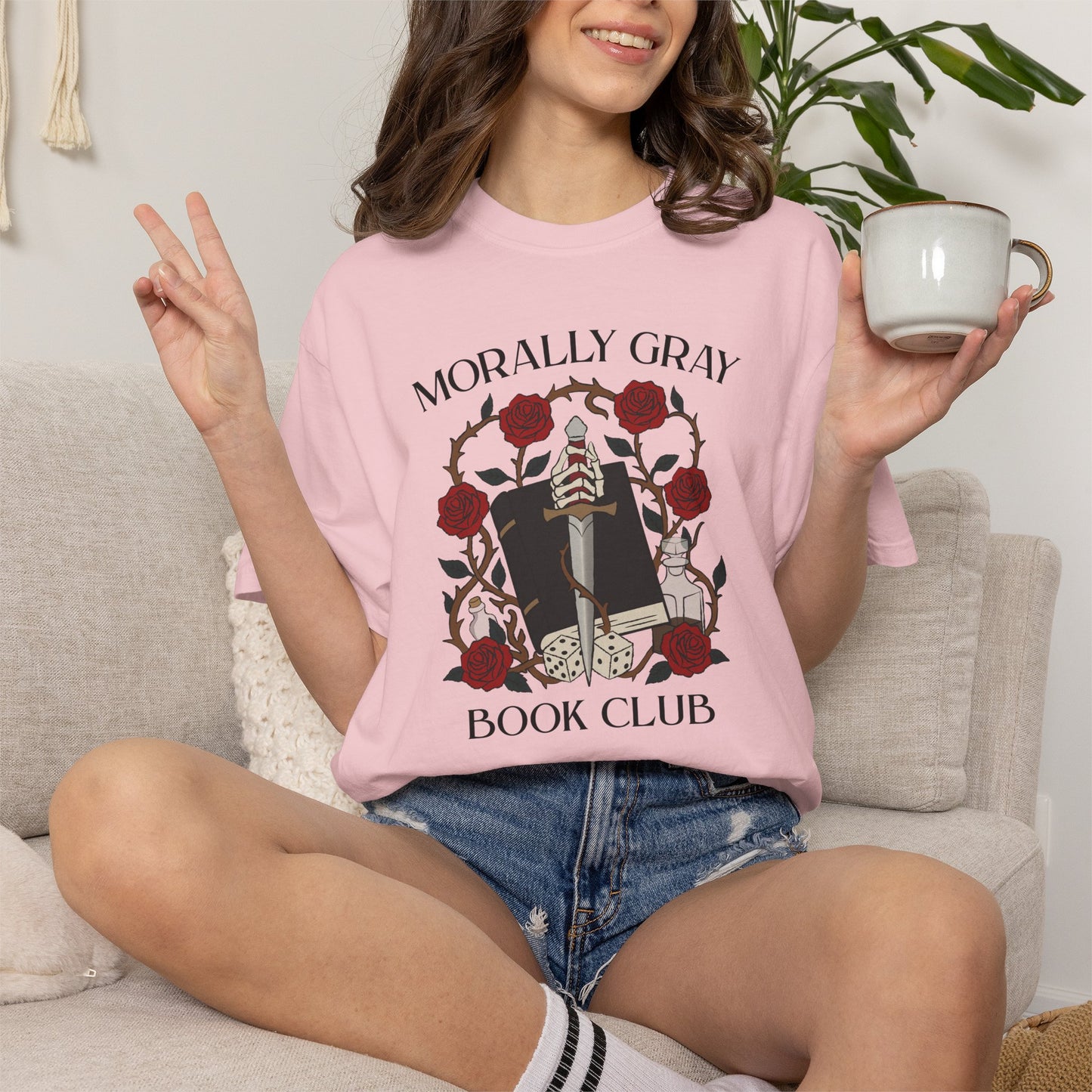 Morally Gray Book Club Shirt | Dark Romance Reader Tee