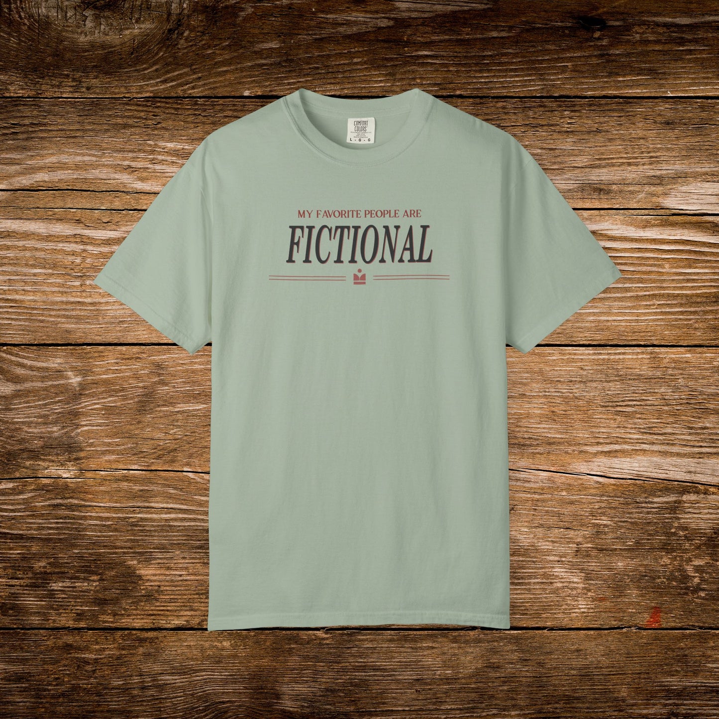 My Favorite People Are Fictional Shirt | Vintage Reader Tee