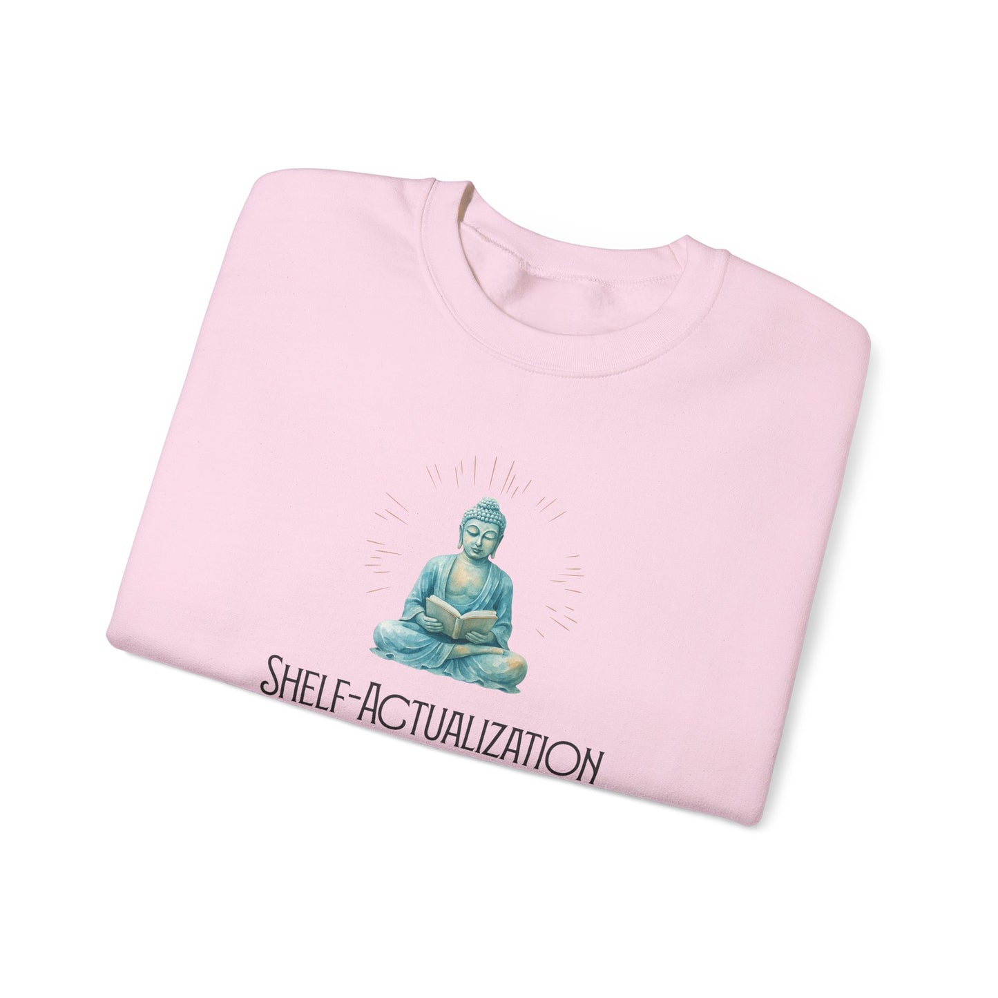 Shelf Actualization Sweatshirt | Zen Book Lover Crewneck