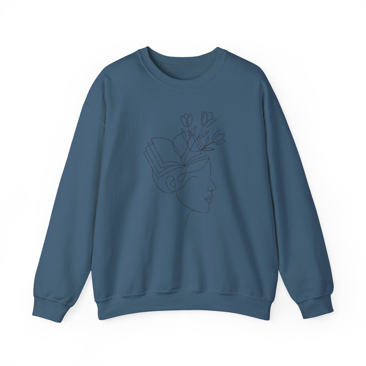 Mind in Bloom Sweatshirt | Literary Floral Reader Crewneck