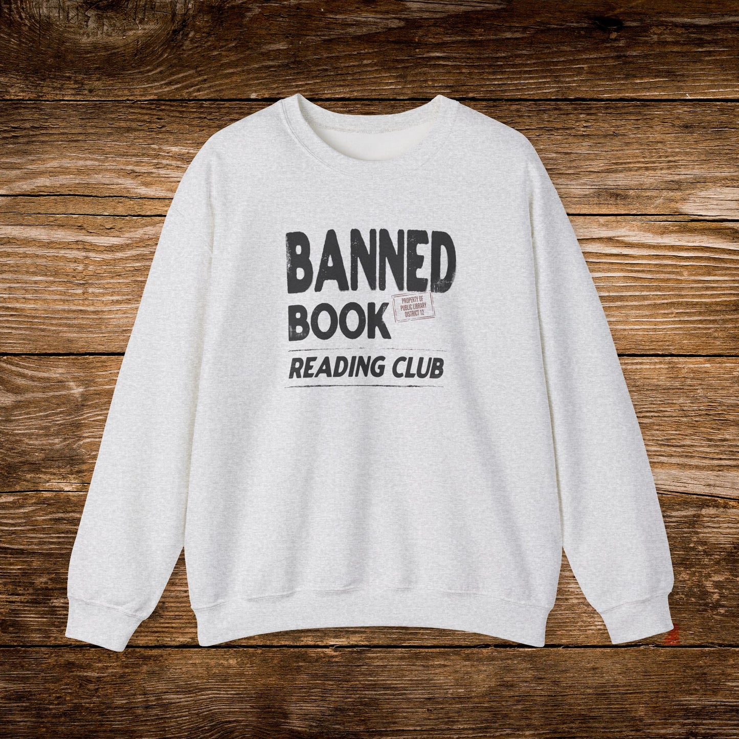 Banned Books Reading Club Sweatshirt | Retro Library Crewneck