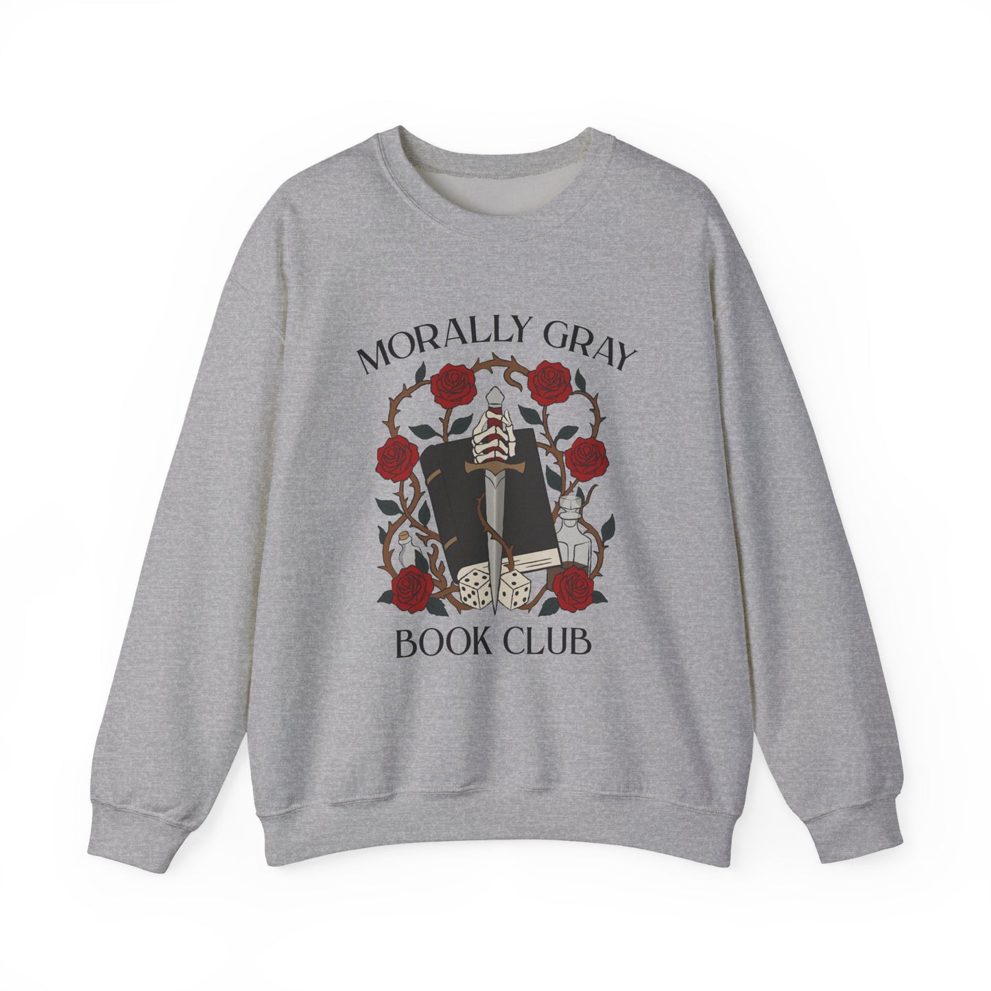 Morally Gray Book Club Sweatshirt | Dark Romance Reader | Fantasy Bookish Apparel