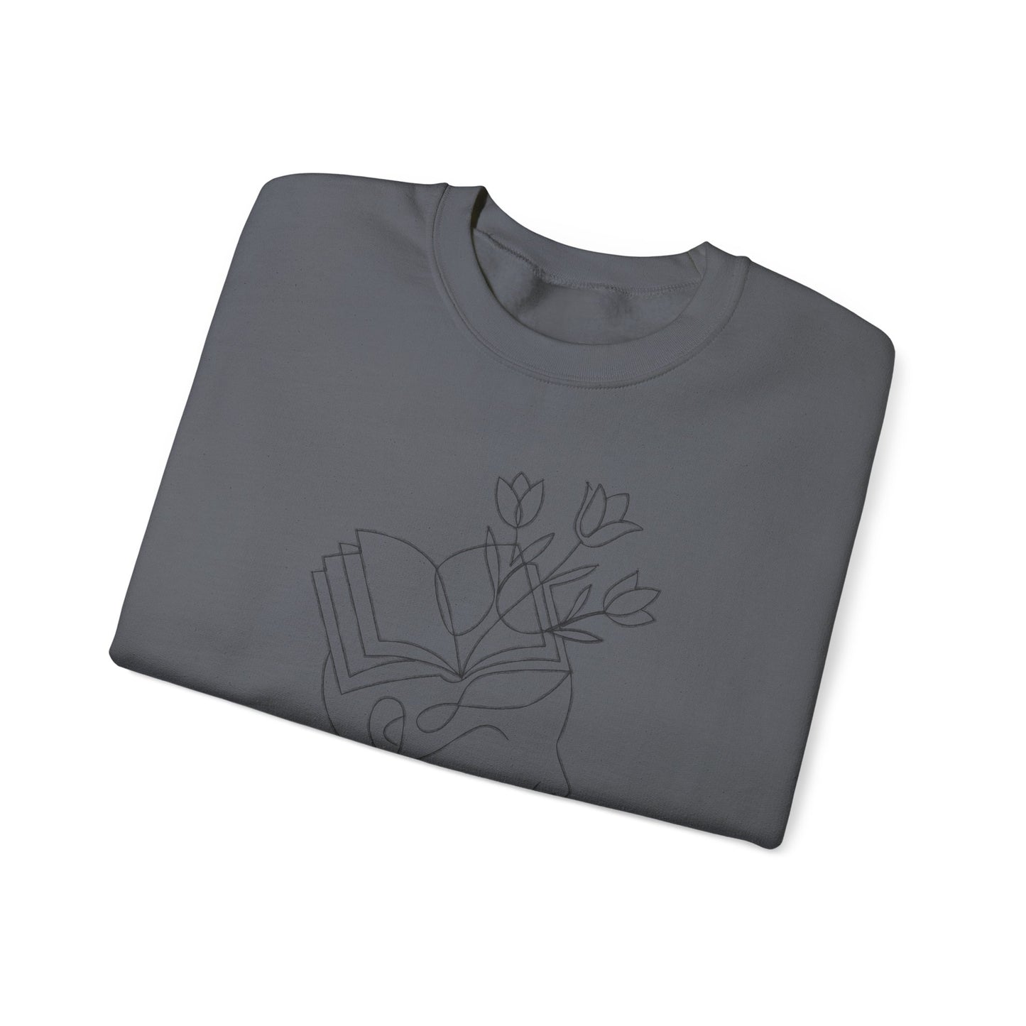 Mind in Bloom Sweatshirt | Literary Floral Reader Crewneck