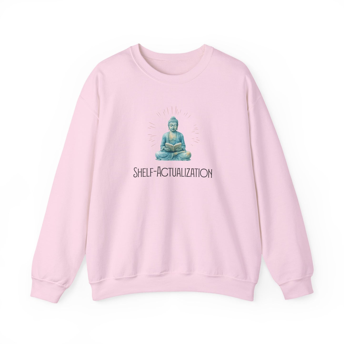 Shelf Actualization Sweatshirt | Zen Book Lover Crewneck