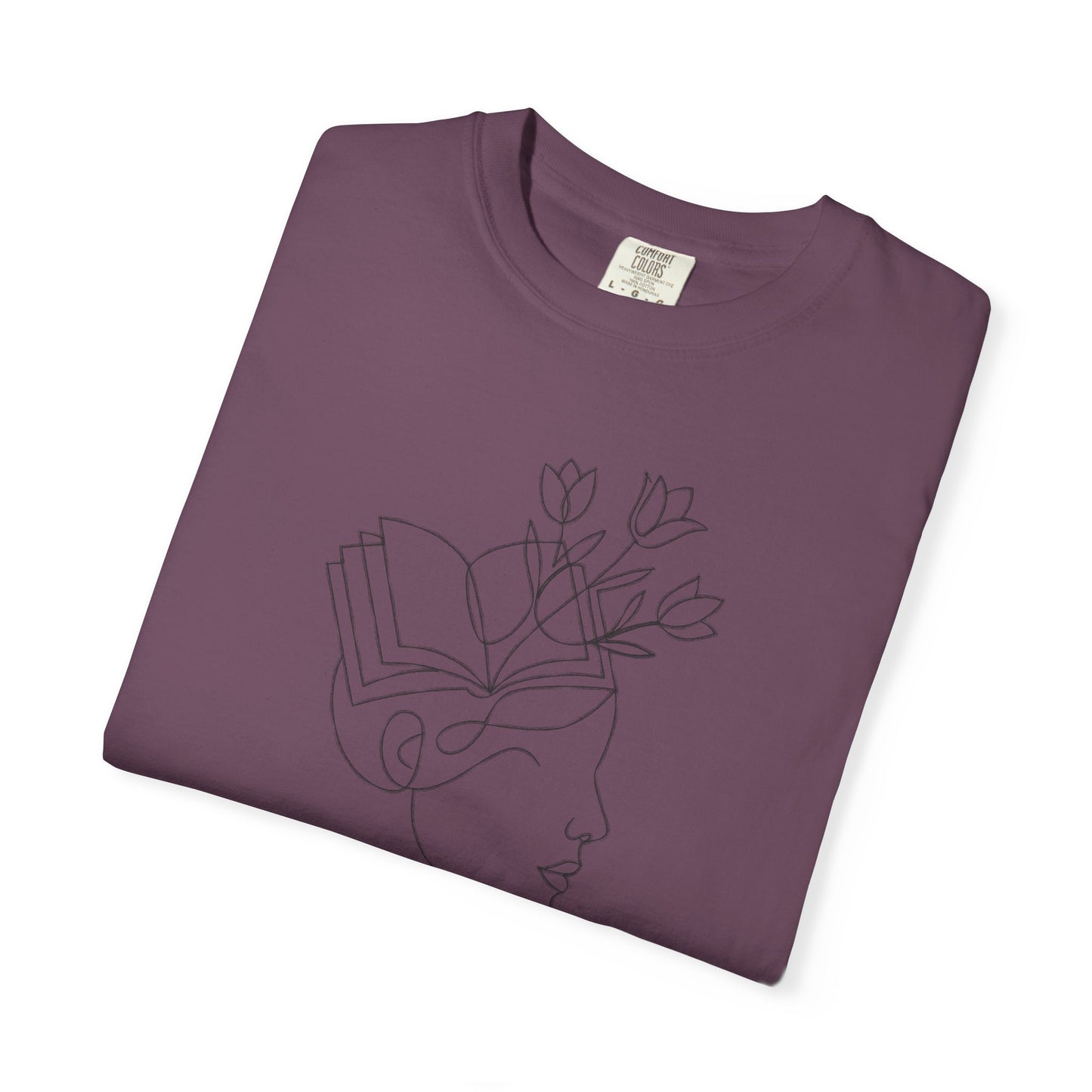 Mind in Bloom Shirt | Literary Floral Art Tee | Book Lover Reader Gift