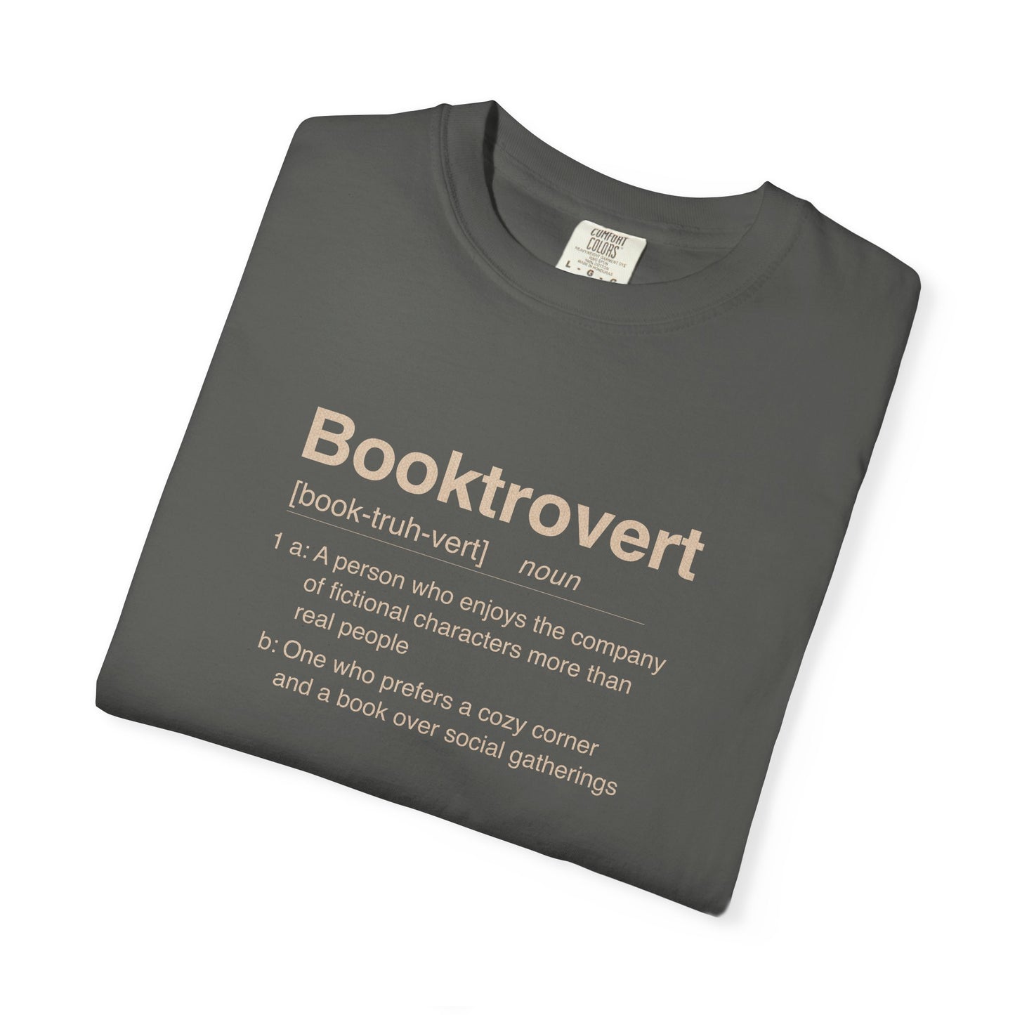 Booktrovert Shirt | Dictionary Definition Reader Tee
