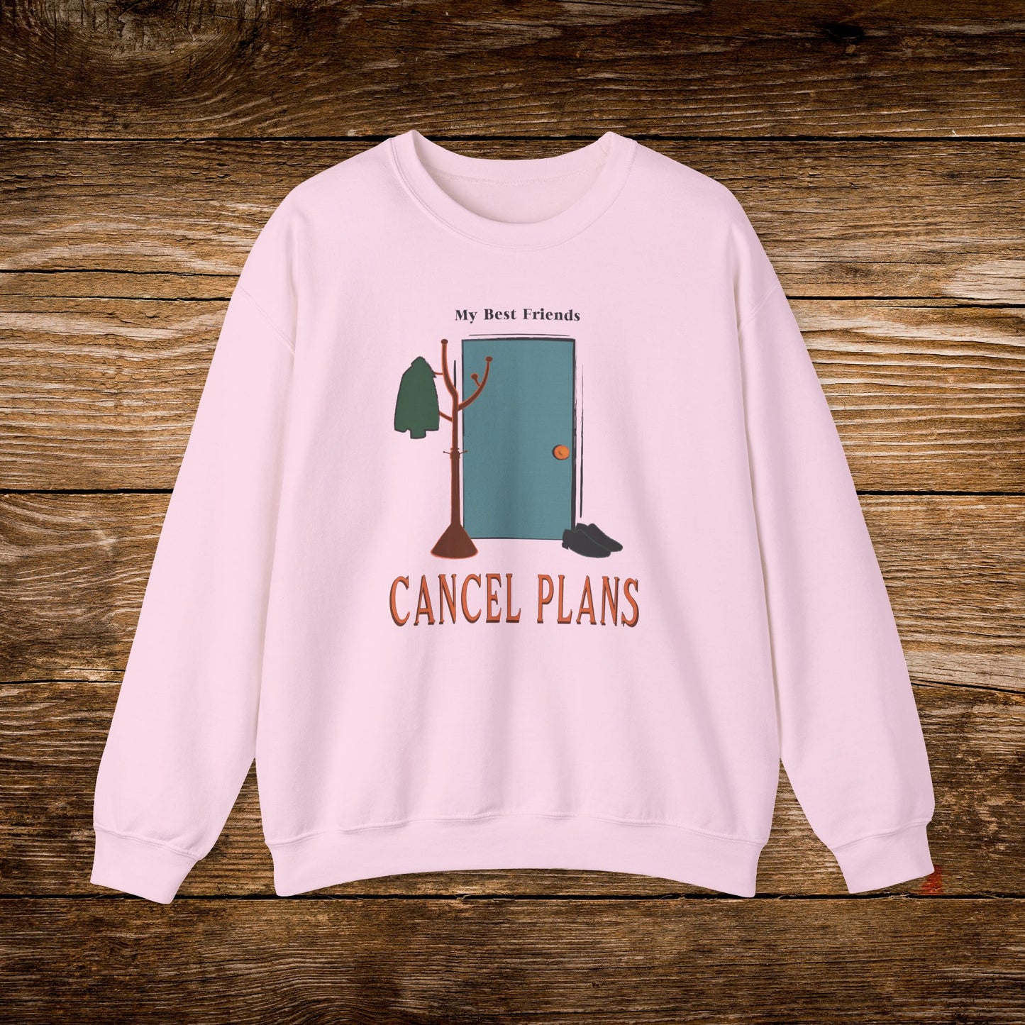 My Best Friends Cancel Plans Sweatshirt | Introvert Reader Crewneck | Cozy Homebody Sweatshirt