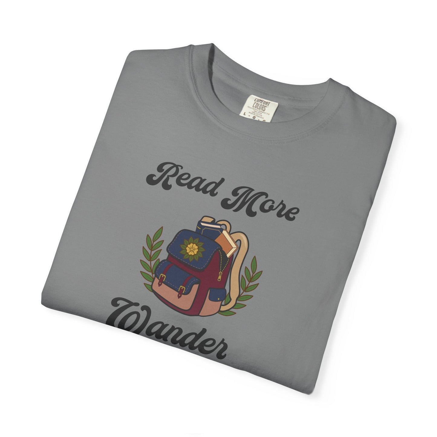 Read More Wander Further Shirt | Retro Reader Adventure Tee