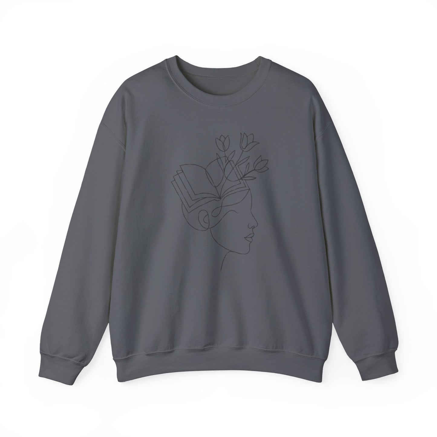 Mind in Bloom Sweatshirt | Literary Floral Reader Crewneck