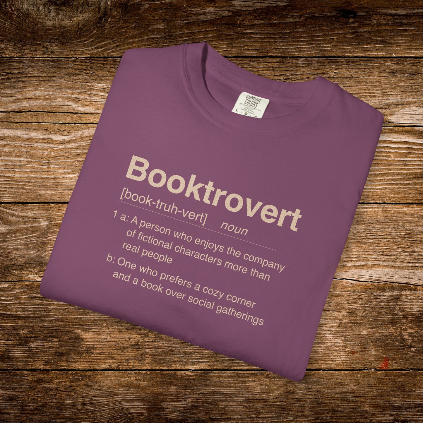 Booktrovert Shirt | Reader Definition Tee