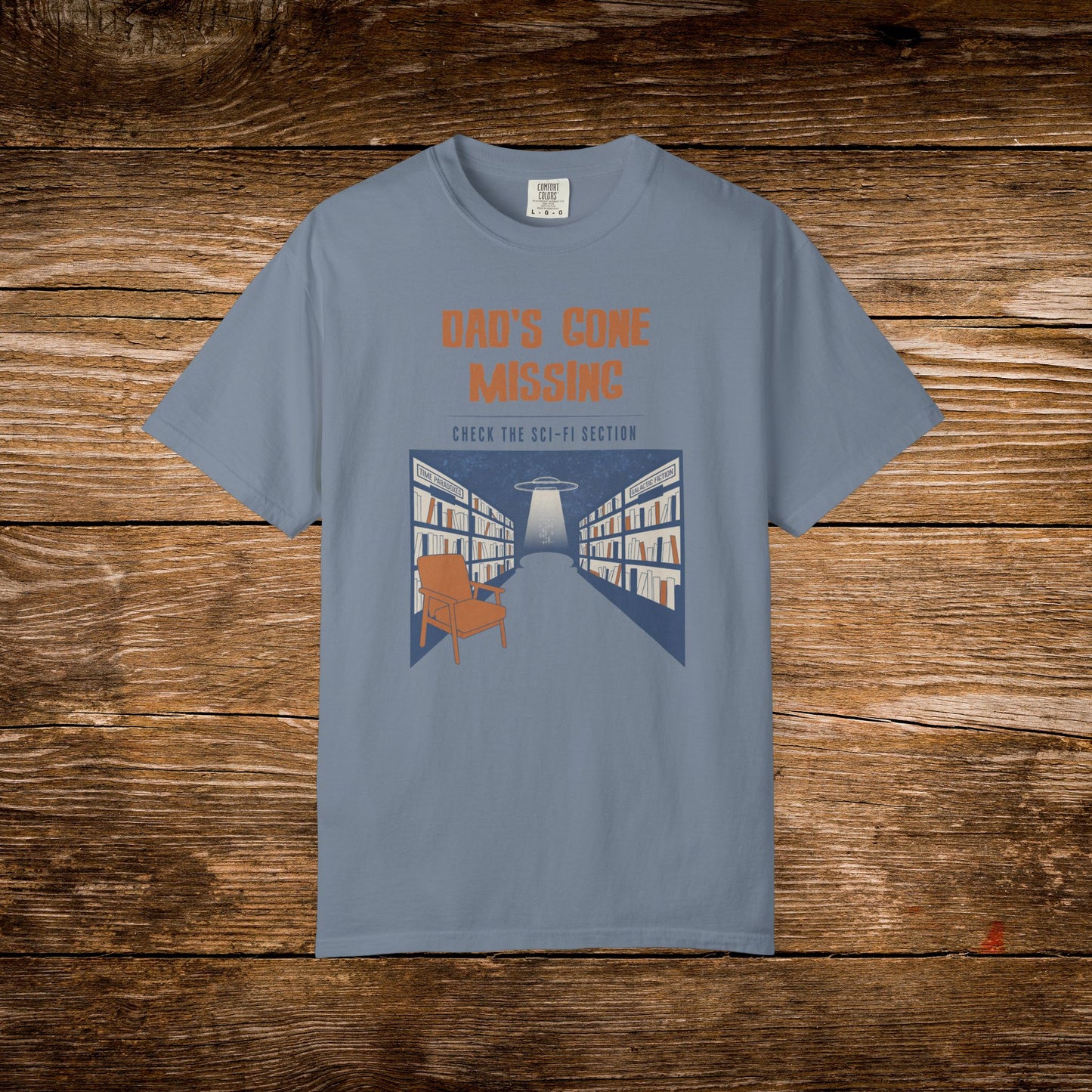 Dad’s Gone Missing Shirt | Retro Science Fiction Reader Tee