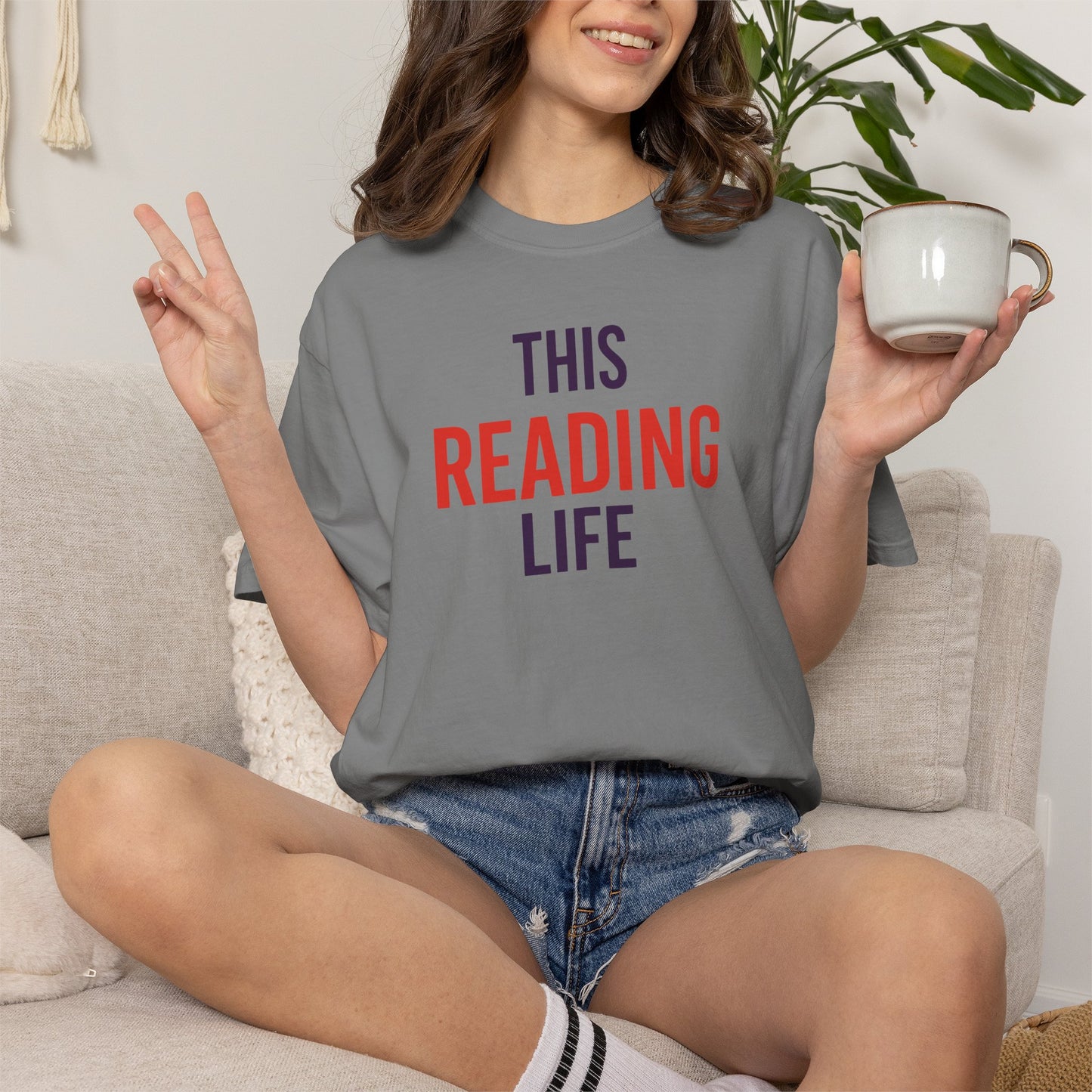 This Reading Life Shirt | Minimalist Bookish Lifestyle Tee