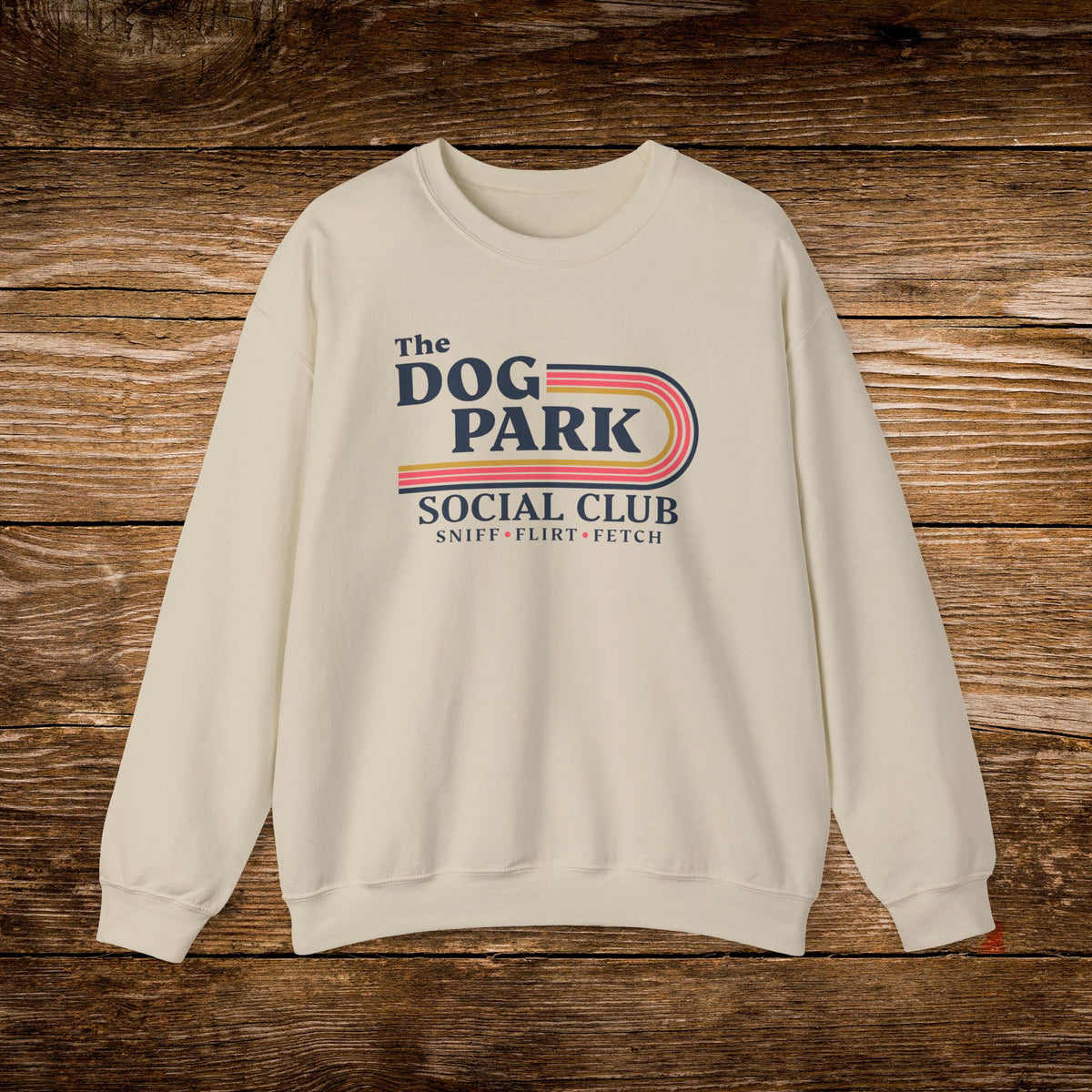The Dog Park Social Club Sweatshirt | Retro Dog Lover Crewneck