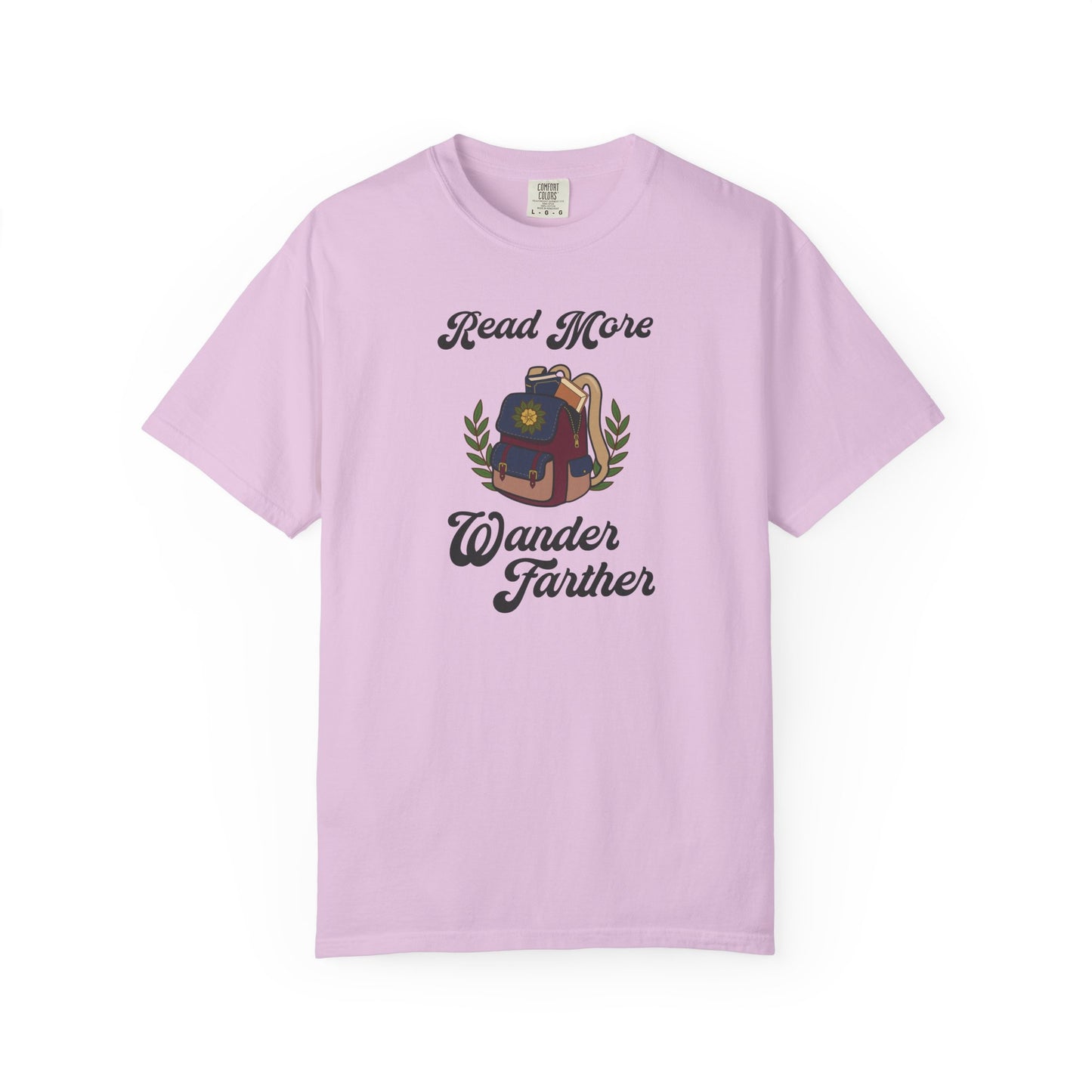 Read More Wander Further Shirt | Retro Reader Adventure Tee