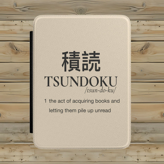 Tsundoku Kindle Case | Book Piler Paperwhite Cover | Unread Books E-reader Accessory | Funny Reader Gift