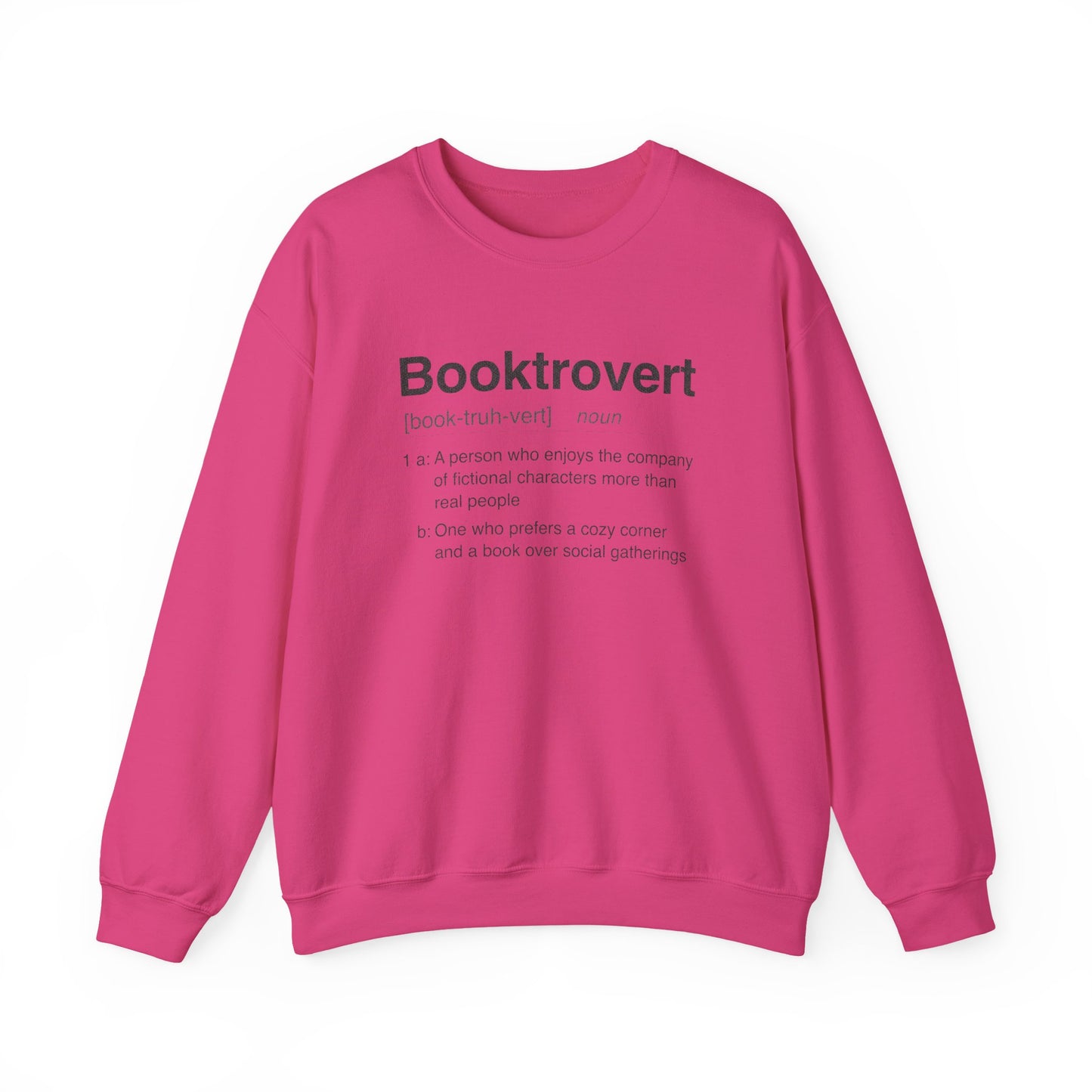 Booktrovert Sweatshirt | Dictionary Definition Reader Crewneck