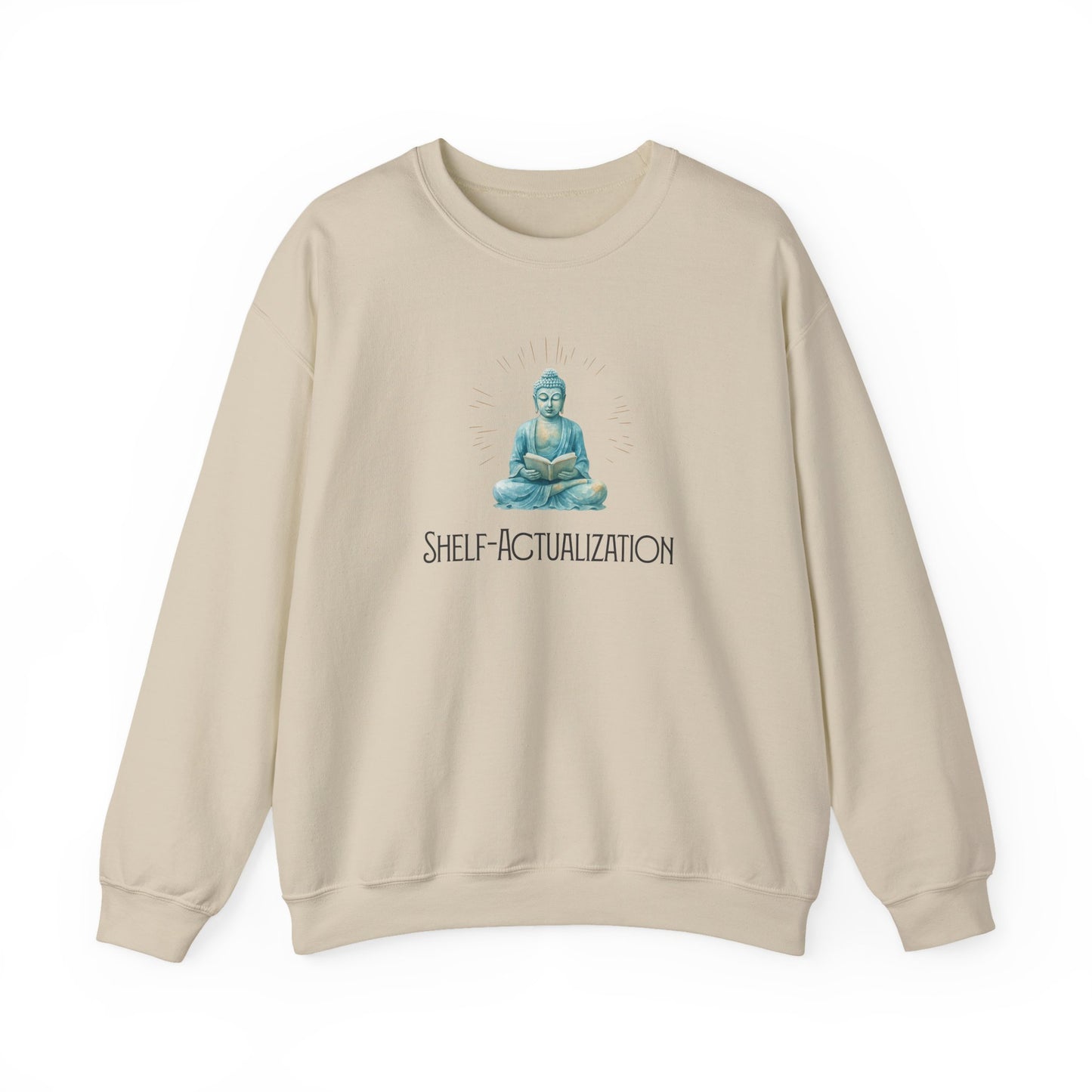 Shelf Actualization Sweatshirt | Zen Book Lover Crewneck