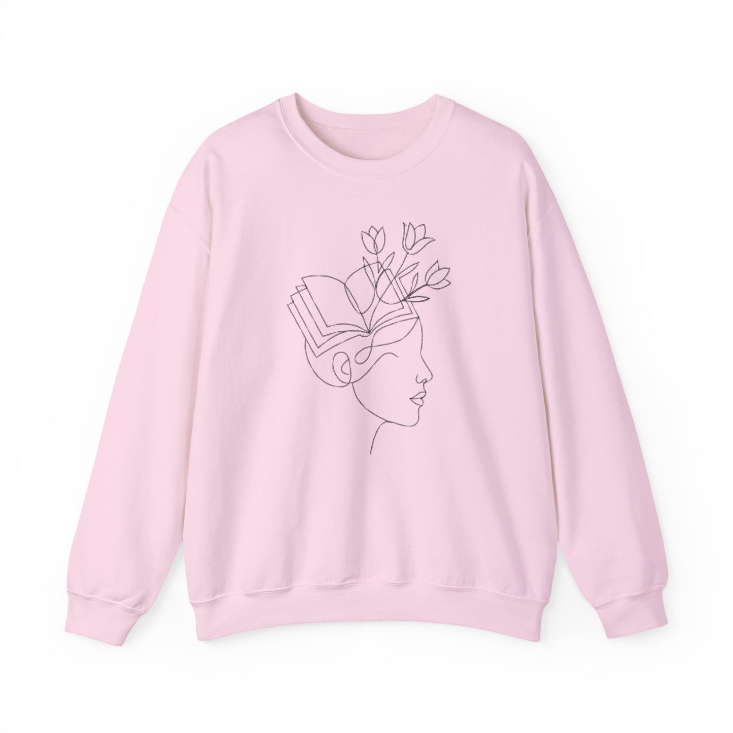 Mind in Bloom Sweatshirt | Literary Floral Reader Crewneck