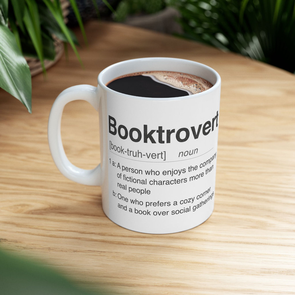 Booktrovert Mug | Reader Coffee Mug