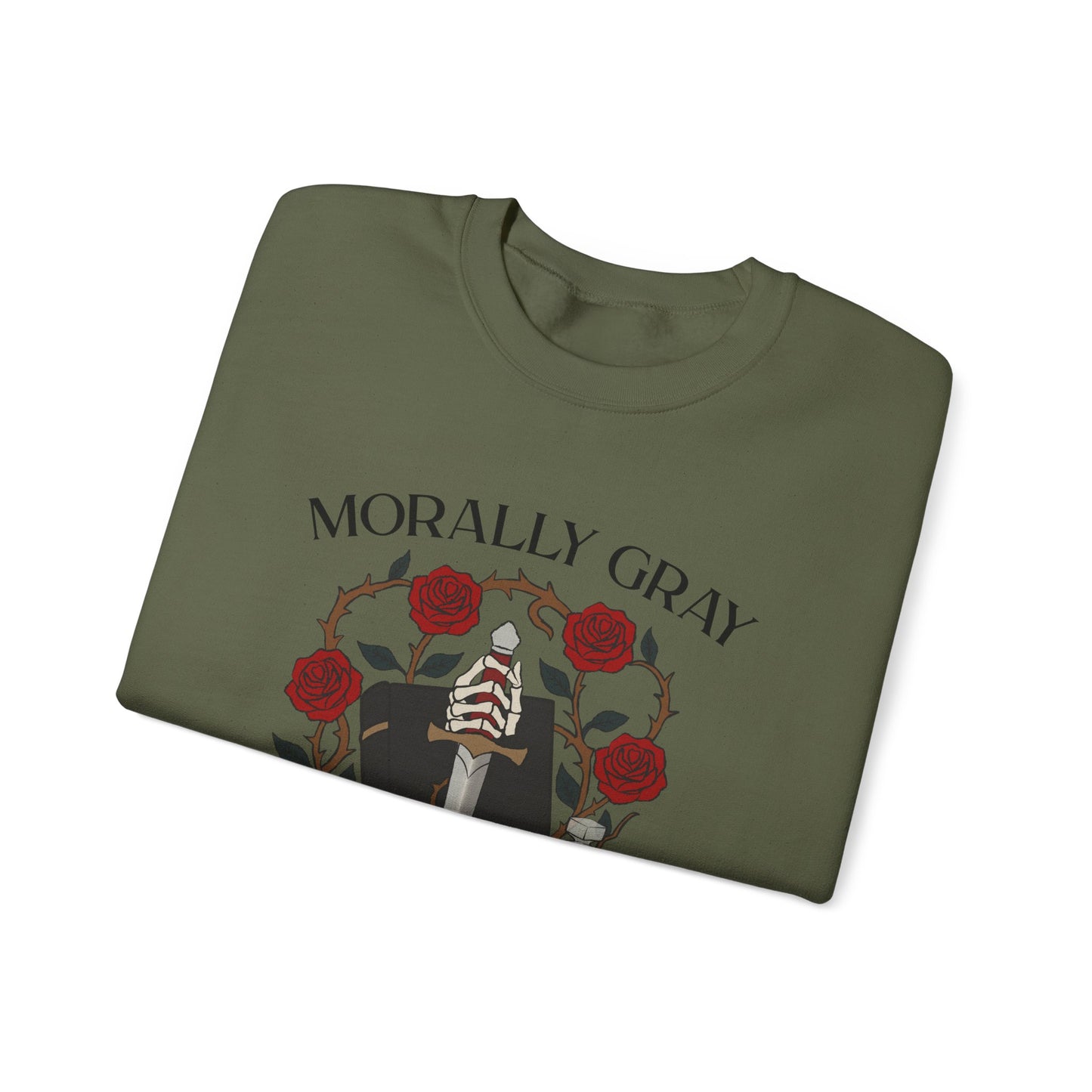 Morally Gray Book Club Sweatshirt | Dark Romance Reader | Fantasy Bookish Apparel