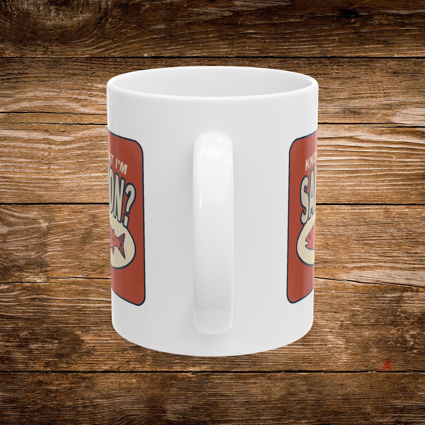 Know What I'm Salmon? Mug | Funny Fish Pun Coffee Mug