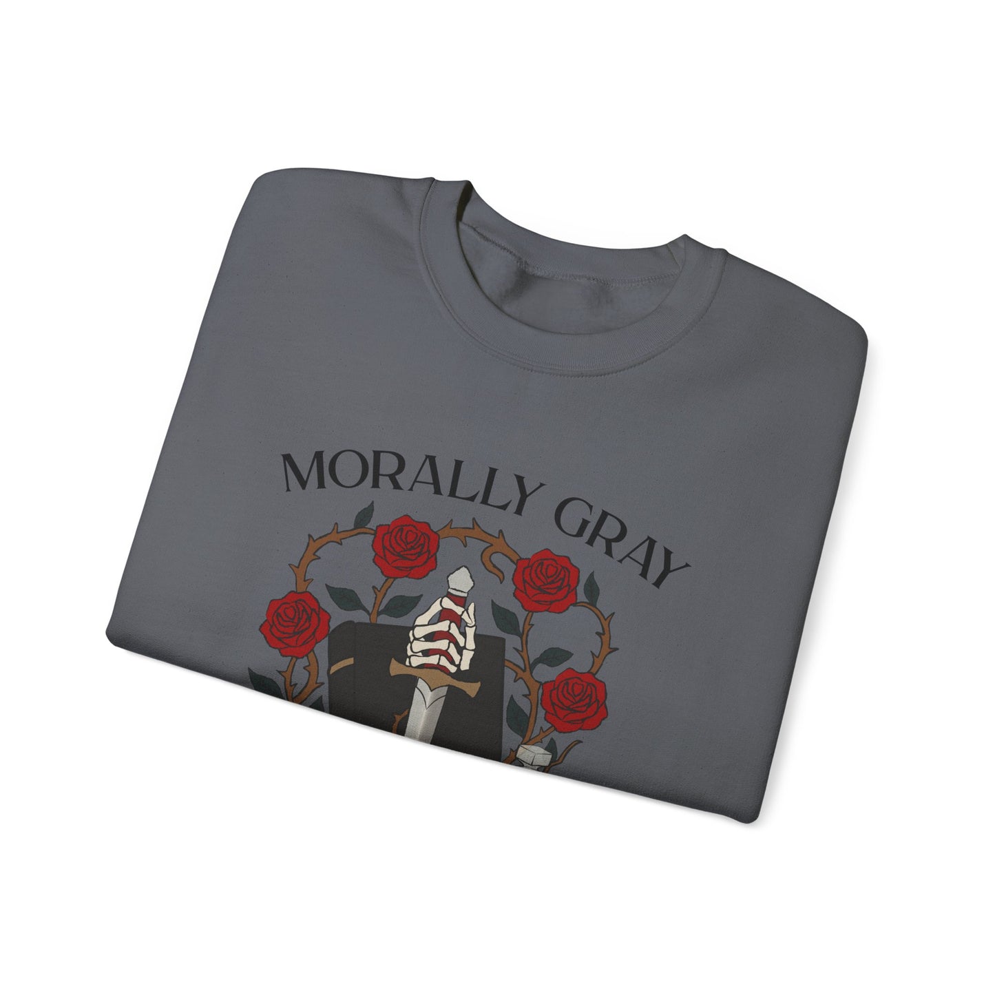 Morally Gray Book Club Sweatshirt | Dark Romance Reader | Fantasy Bookish Apparel