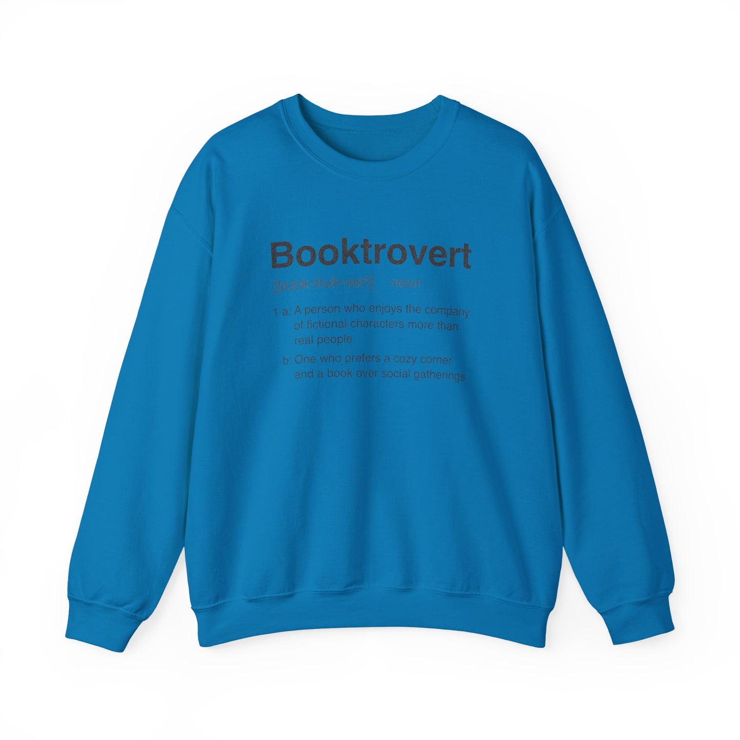 Booktrovert Sweatshirt | Dictionary Definition Reader Crewneck