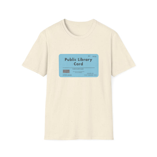 Public Library Card Retro T-Shirt