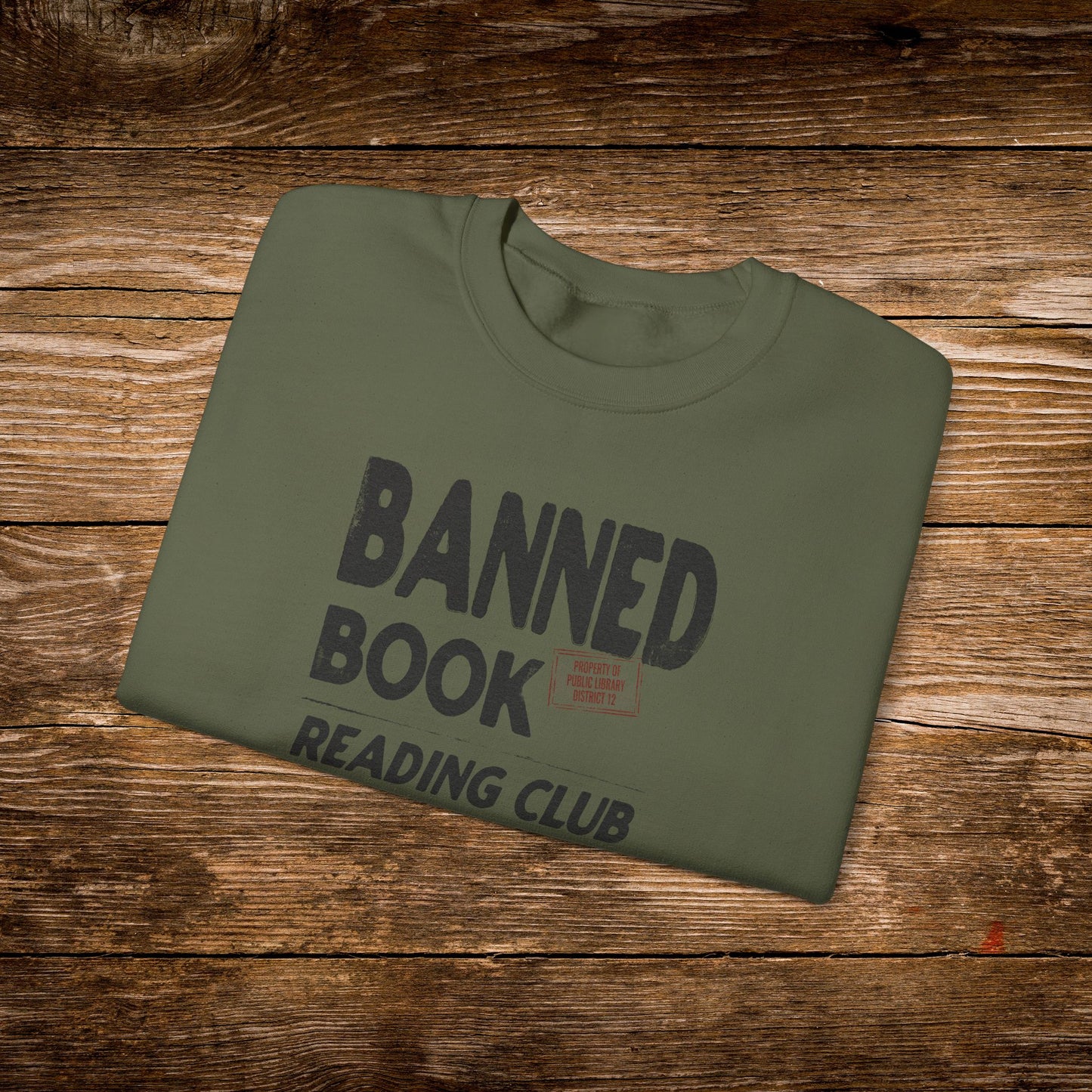 Banned Books Reading Club Sweatshirt | Retro Library Crewneck