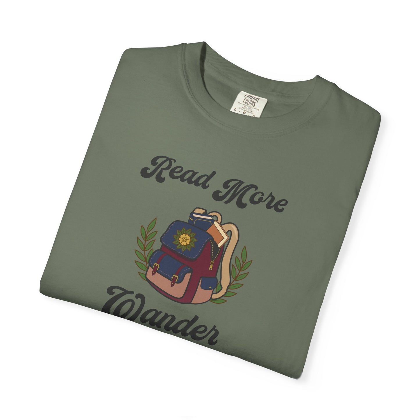 Read More Wander Further Shirt | Retro Reader Adventure Tee