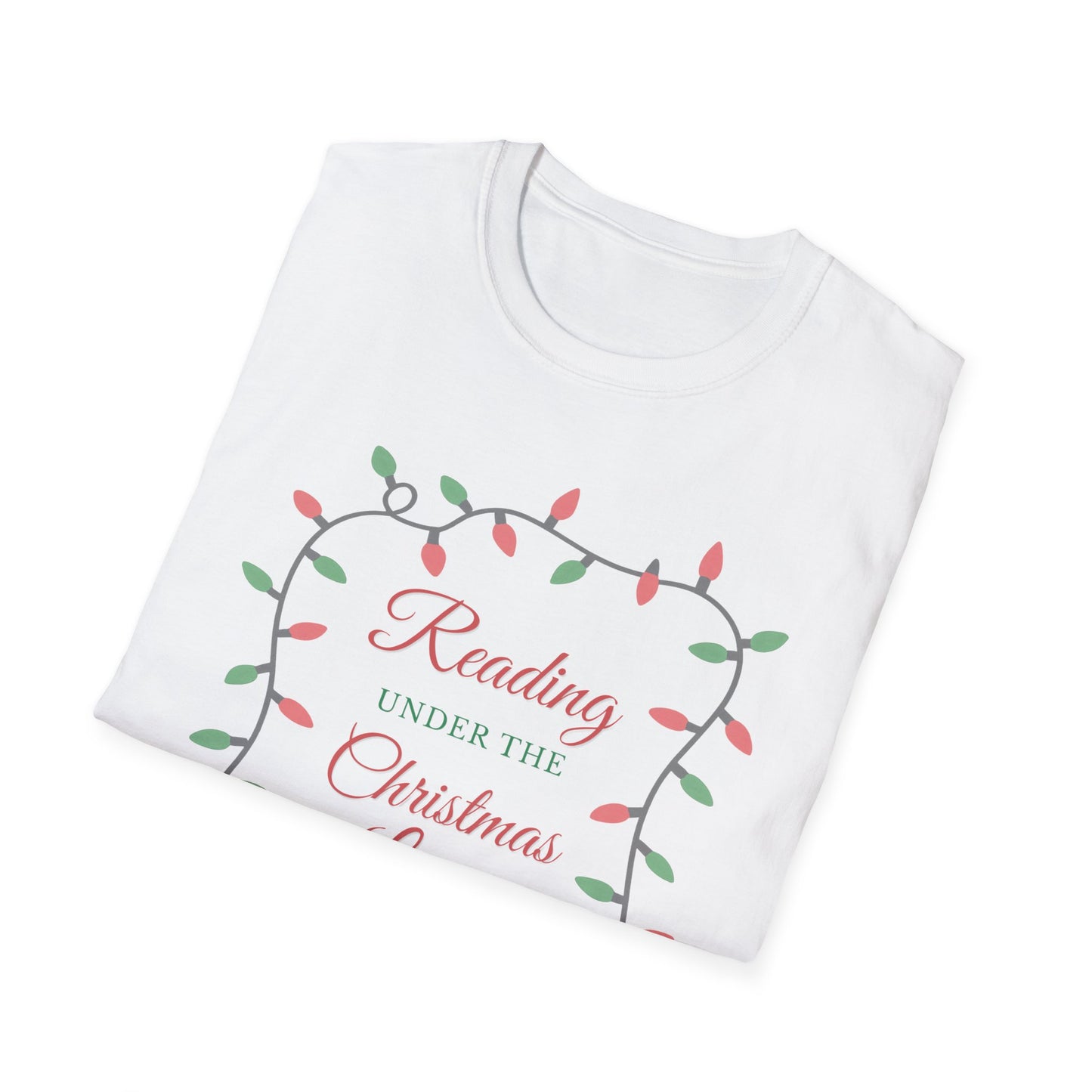 Reading Under the Christmas Lights T-Shirt